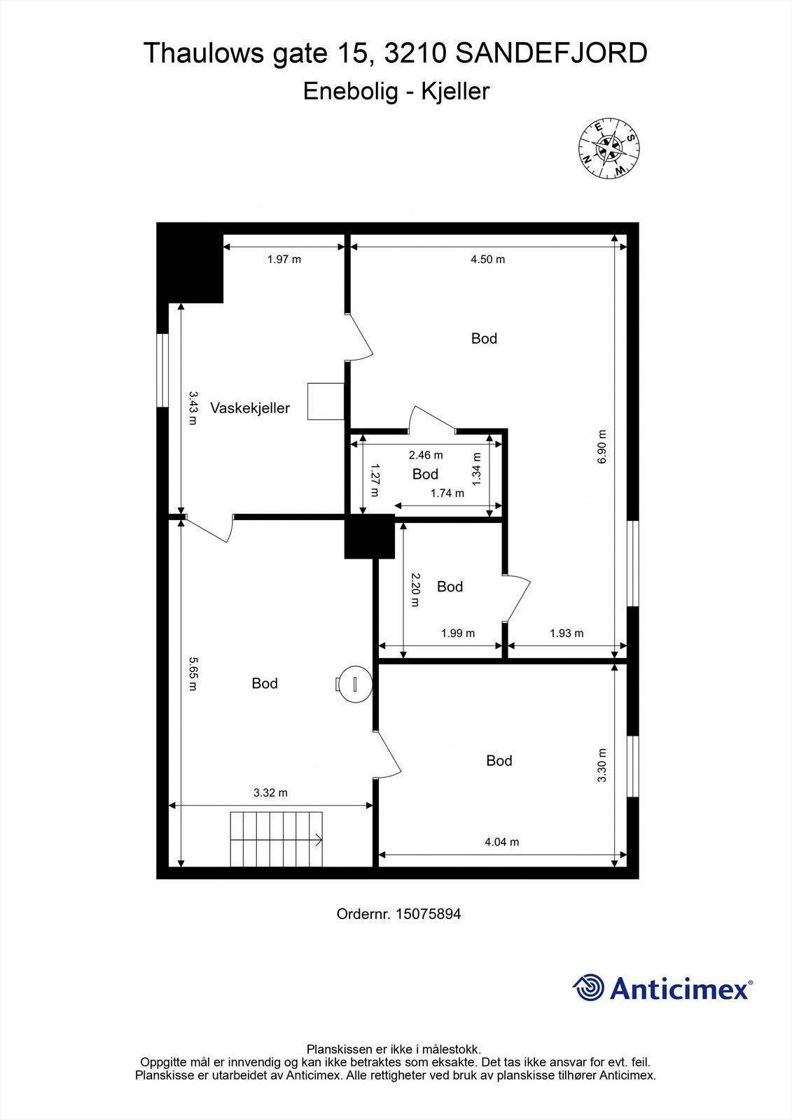 Plantegning - Enebolig - Kjeller Galleribilde