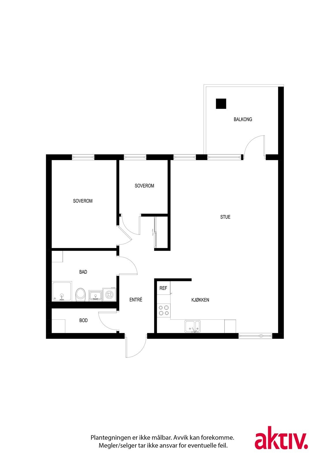 Plantegning Galleribilde