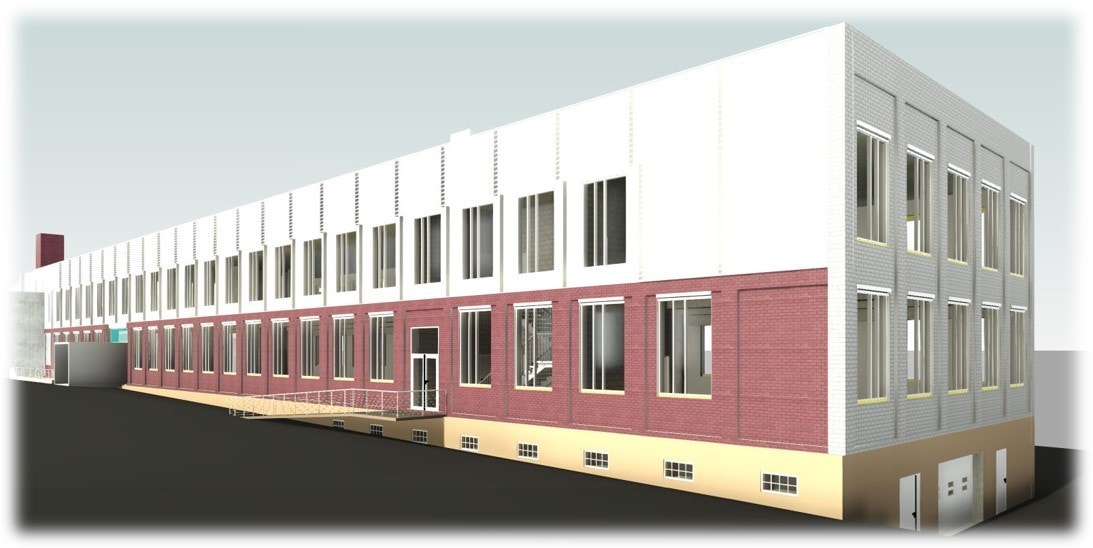 Bildet av hvordan det nye inngangspartiet er tenkt. Galleribilde