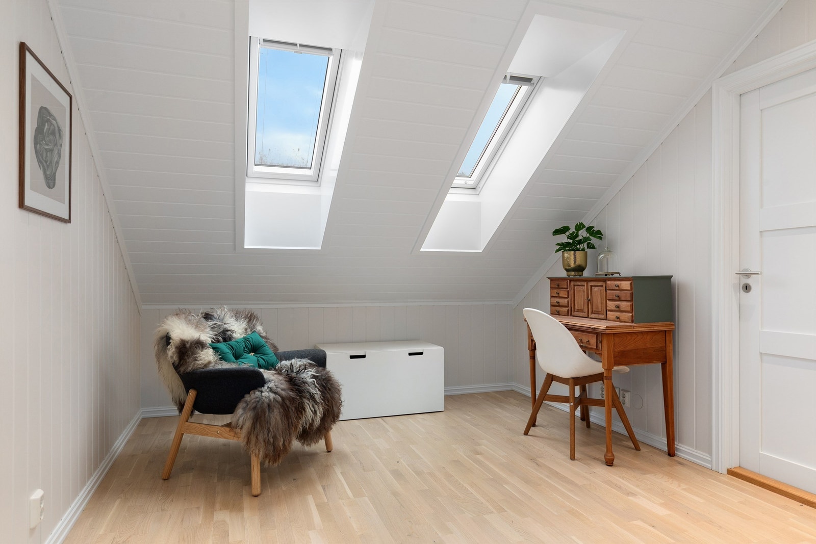 Loftstue Galleribilde