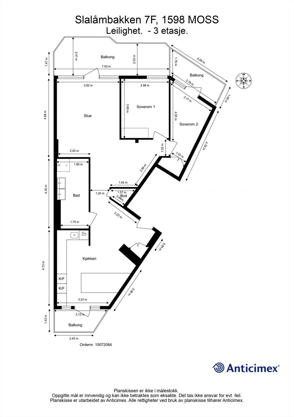 Planskisse, Slalåmbakken 7F Galleribilde