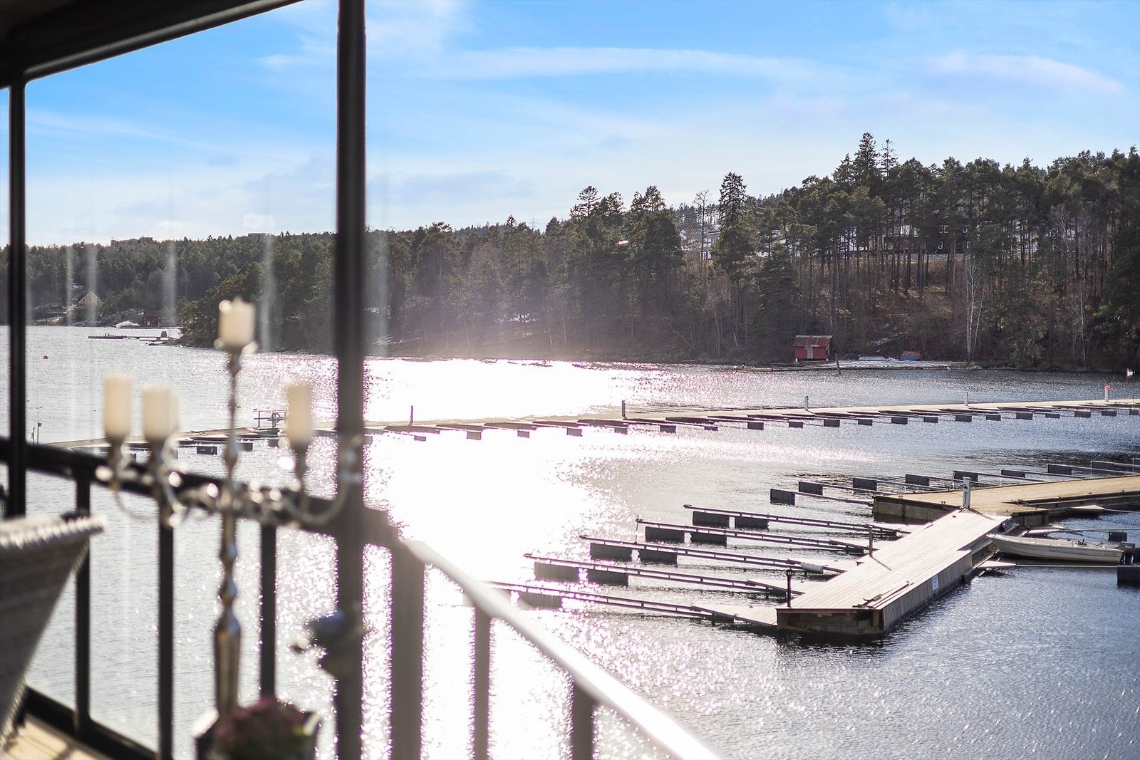 Utsikt fra terrasse Galleribilde