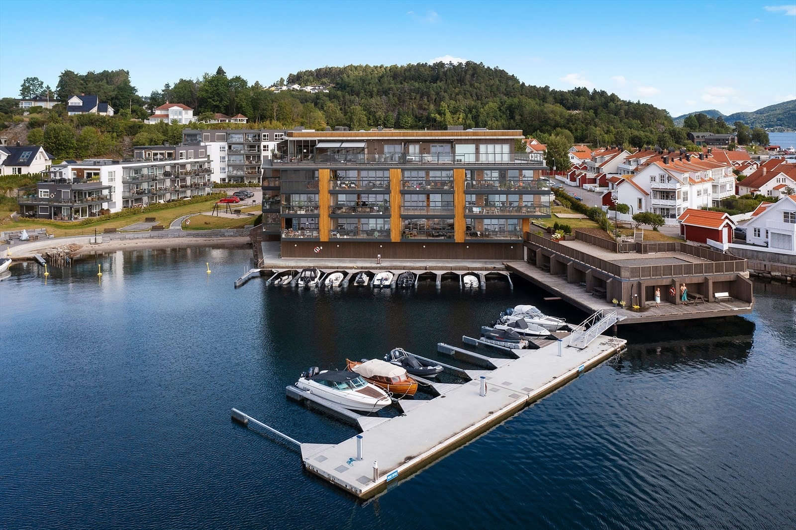 Dronefoto Galleribilde