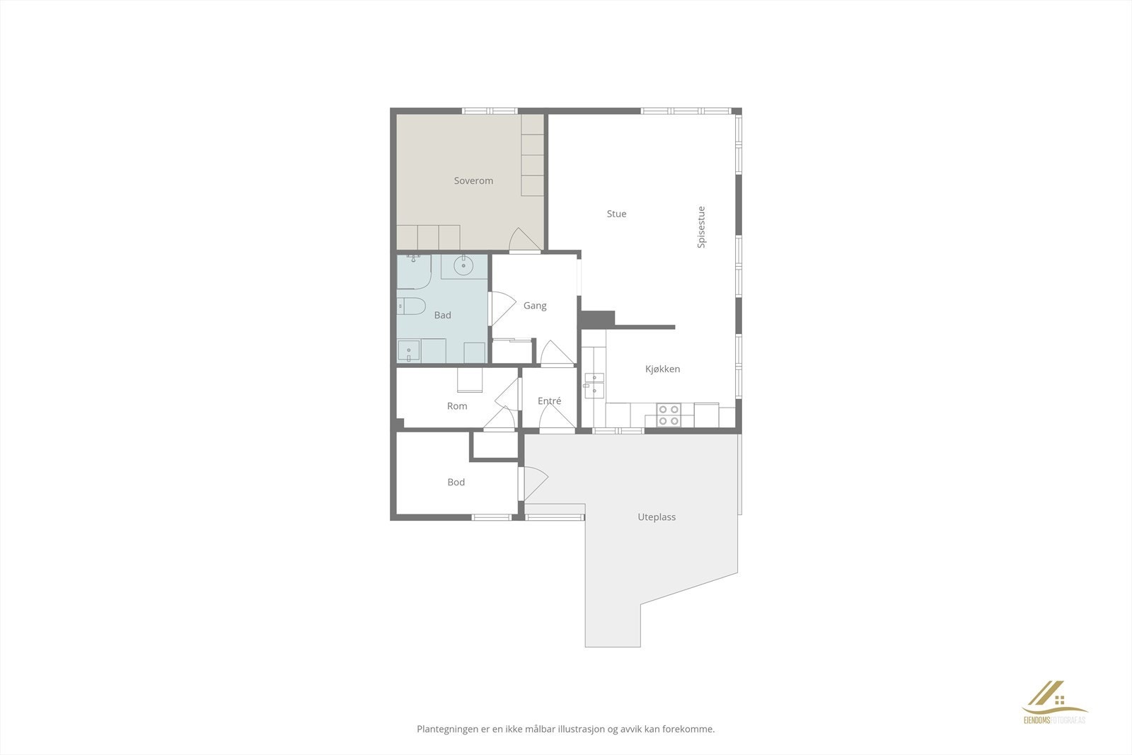 Plantegning Galleribilde