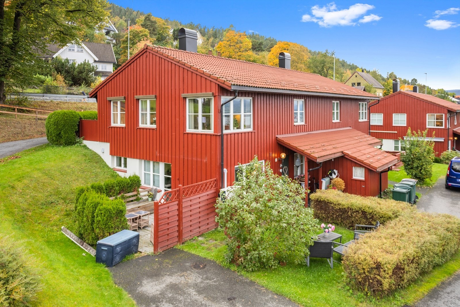 Fasade på boligen. Galleribilde