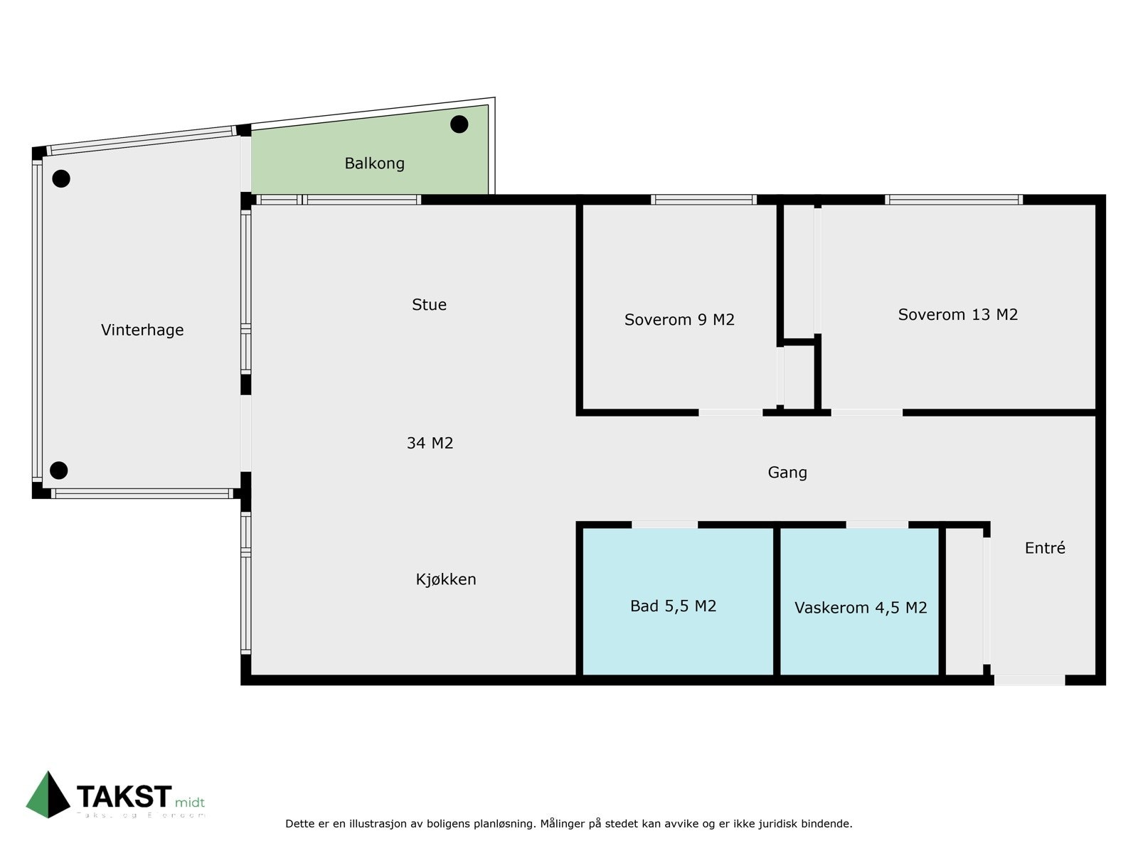 Planskisse Galleribilde