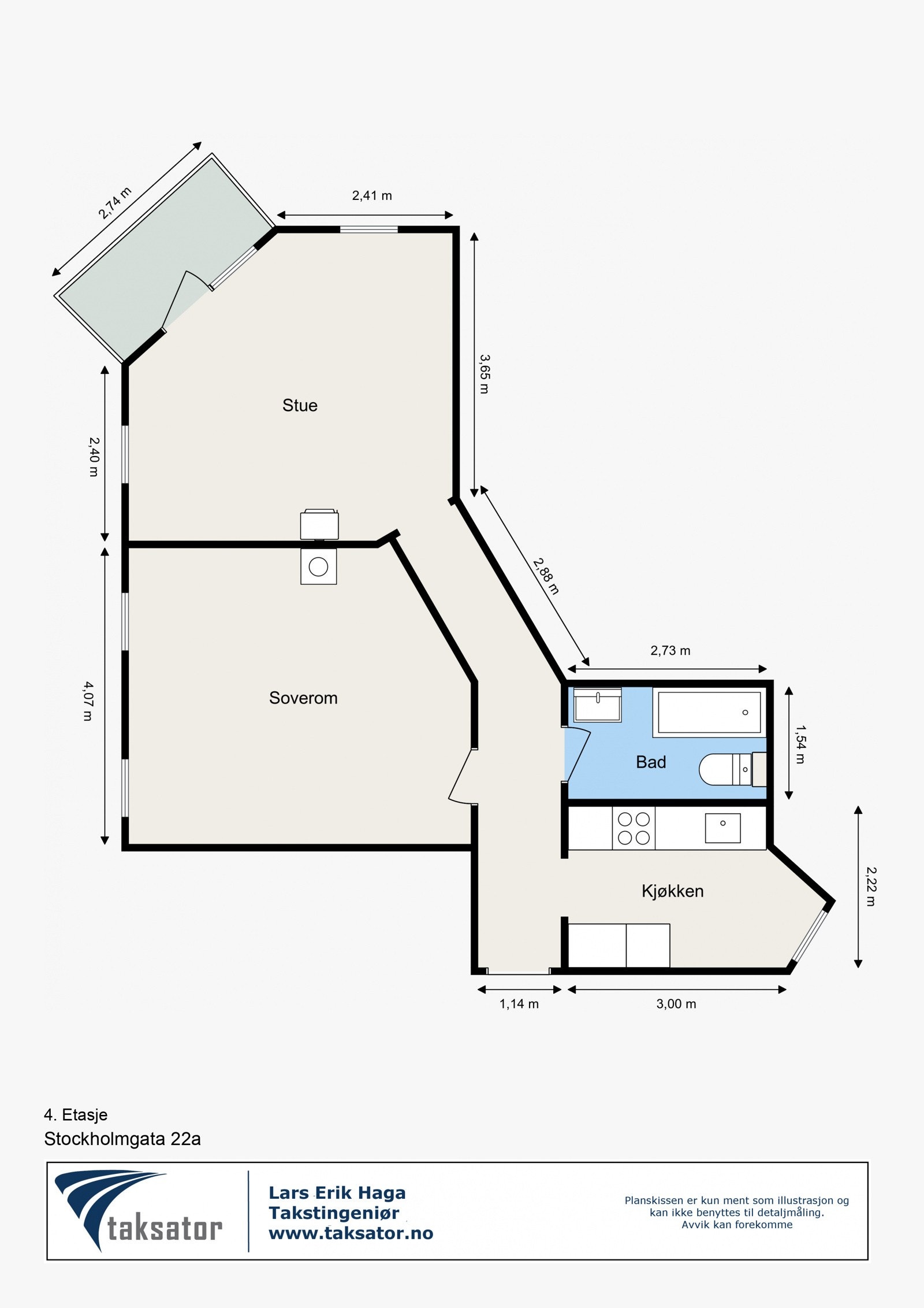 Plantegning Galleribilde