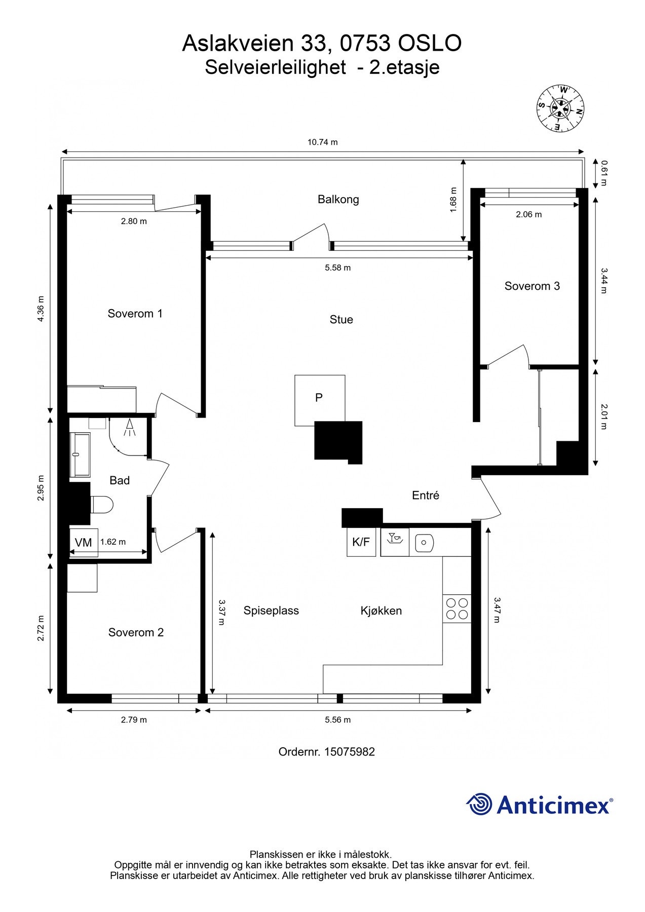 Plantegning: BRA: 99 kvm | BRA-i: 94 kvm | BRA-e: 5 kvm | TBA: 12 kvm. Galleribilde