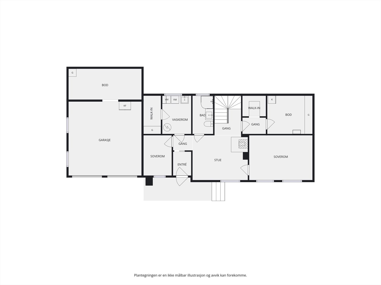 Plantegning sokkeletasje. Galleribilde