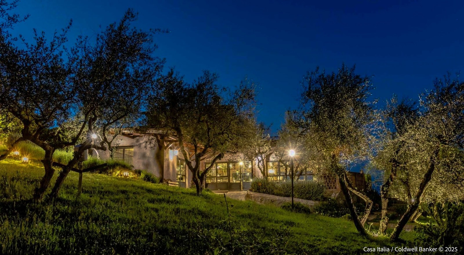 Området natterstid Galleribilde