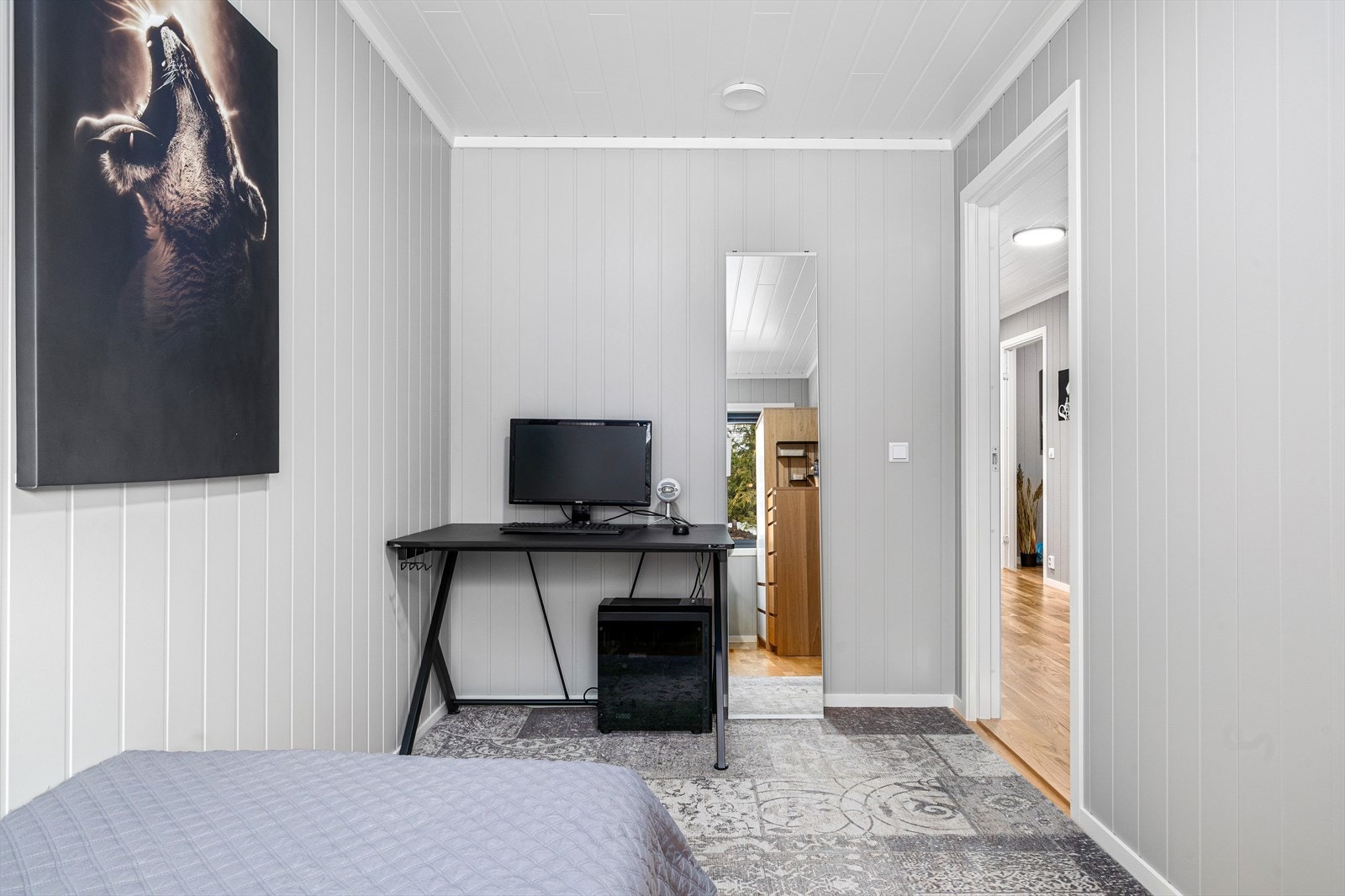 Soverom 3. Pent soverom som også er av god størrelse. Galleribilde