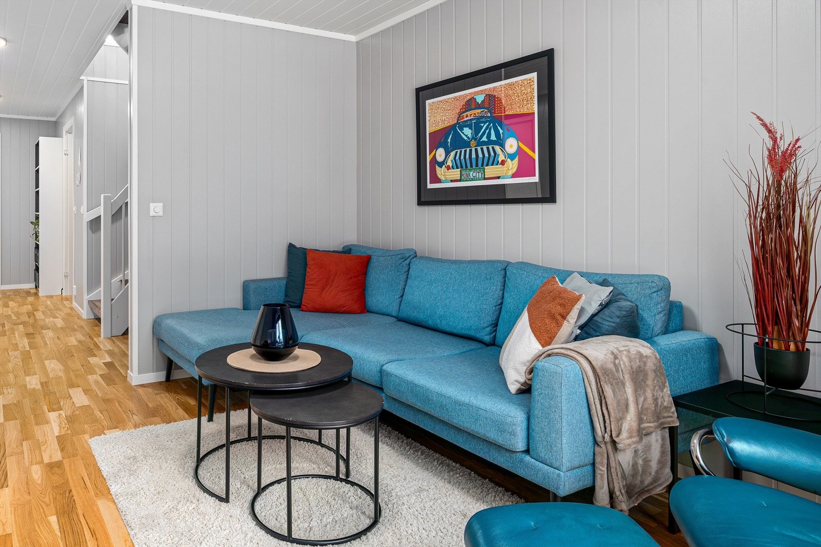 Soverom 4/TV-stue og gang. Galleribilde