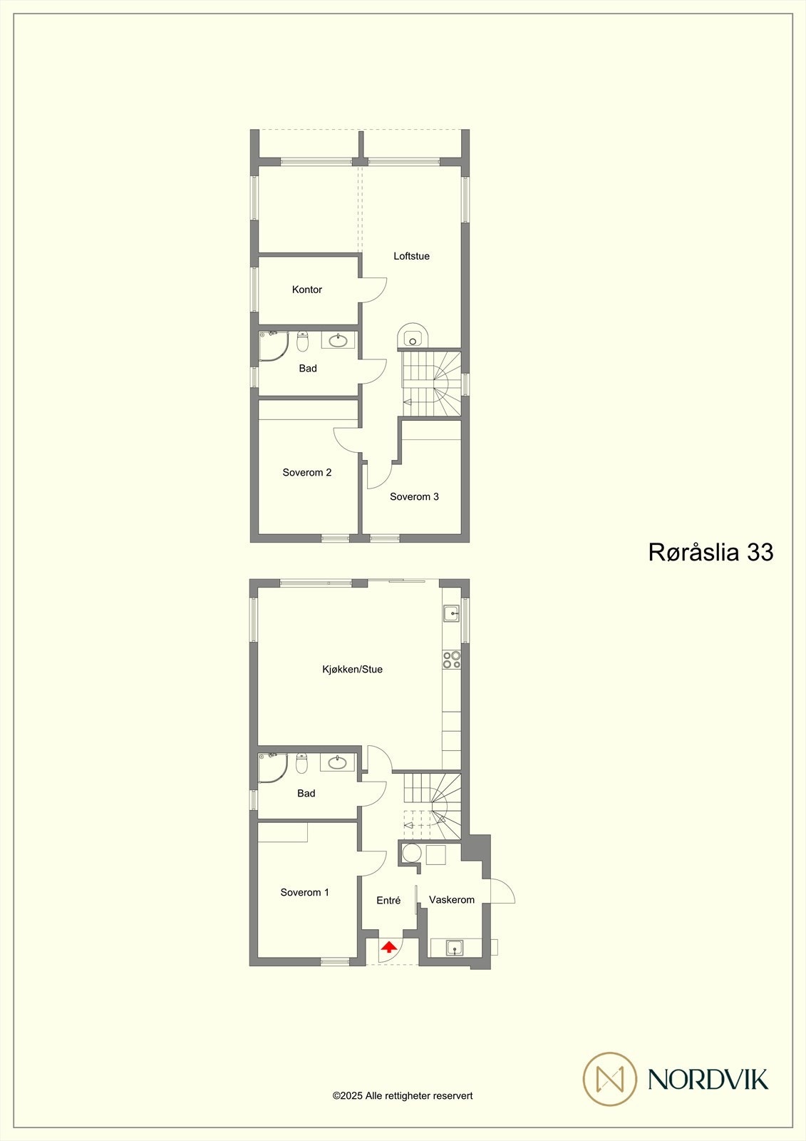 1. og 2. etasje Galleribilde