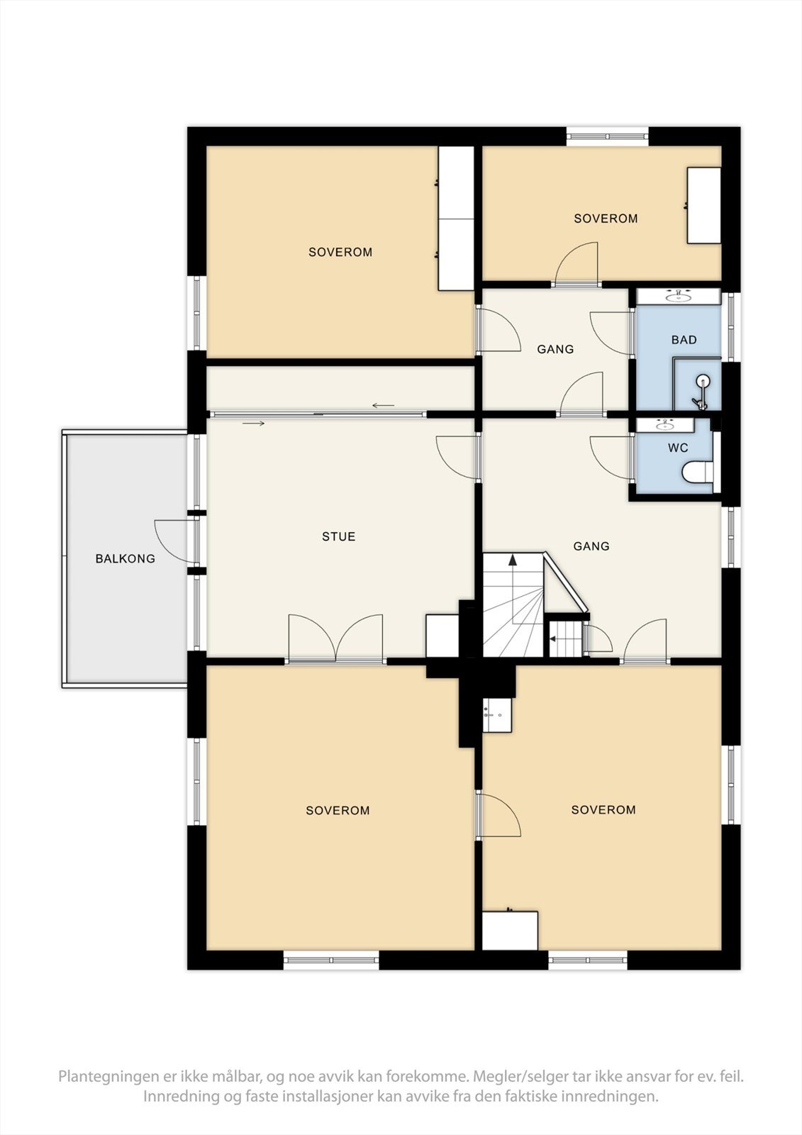 Plantegning 2. etasje. Galleribilde