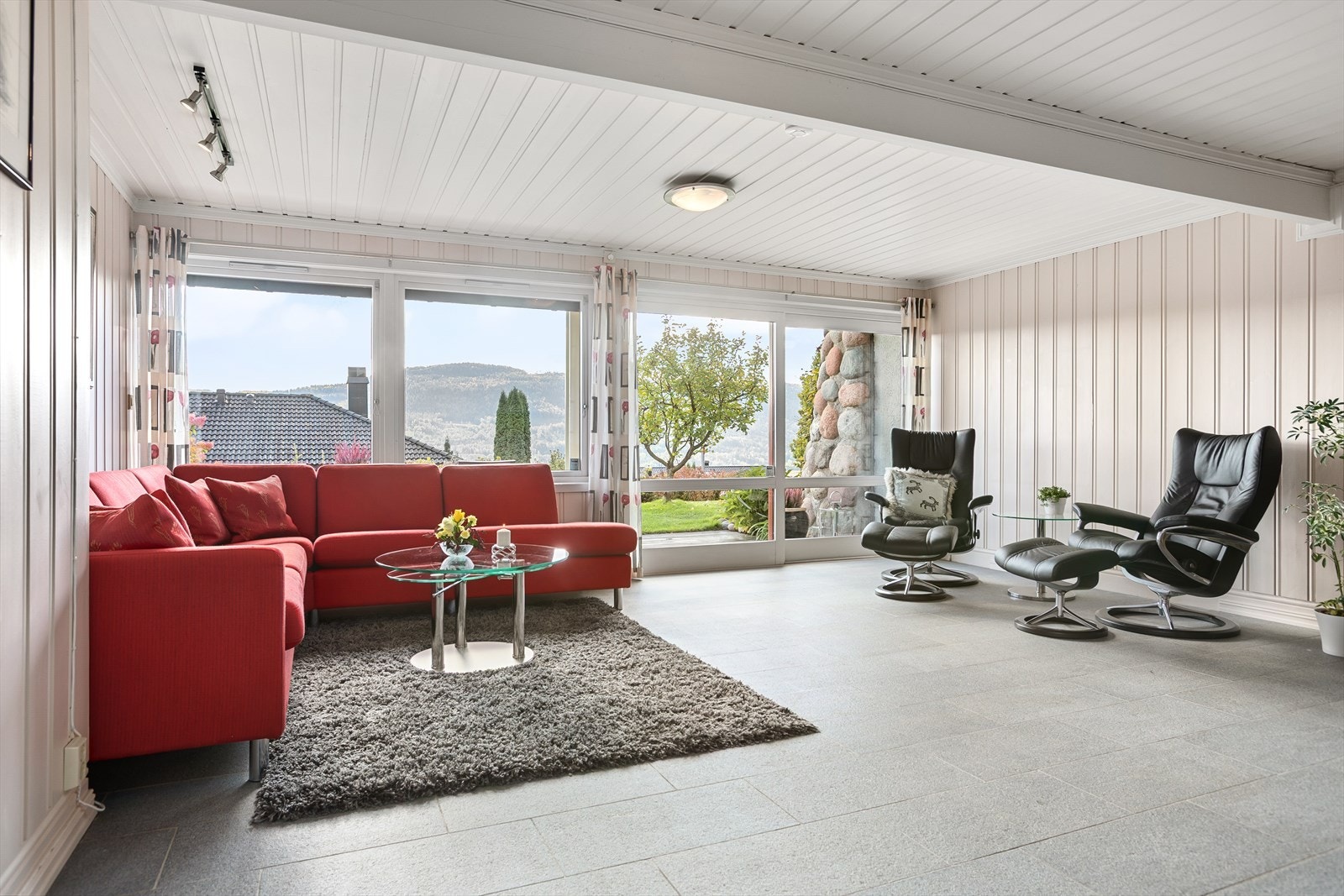 Hyggelig peisestue Galleribilde