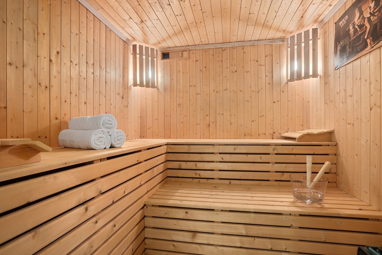 Direkte tilknytning til badstue fra badet Galleribilde