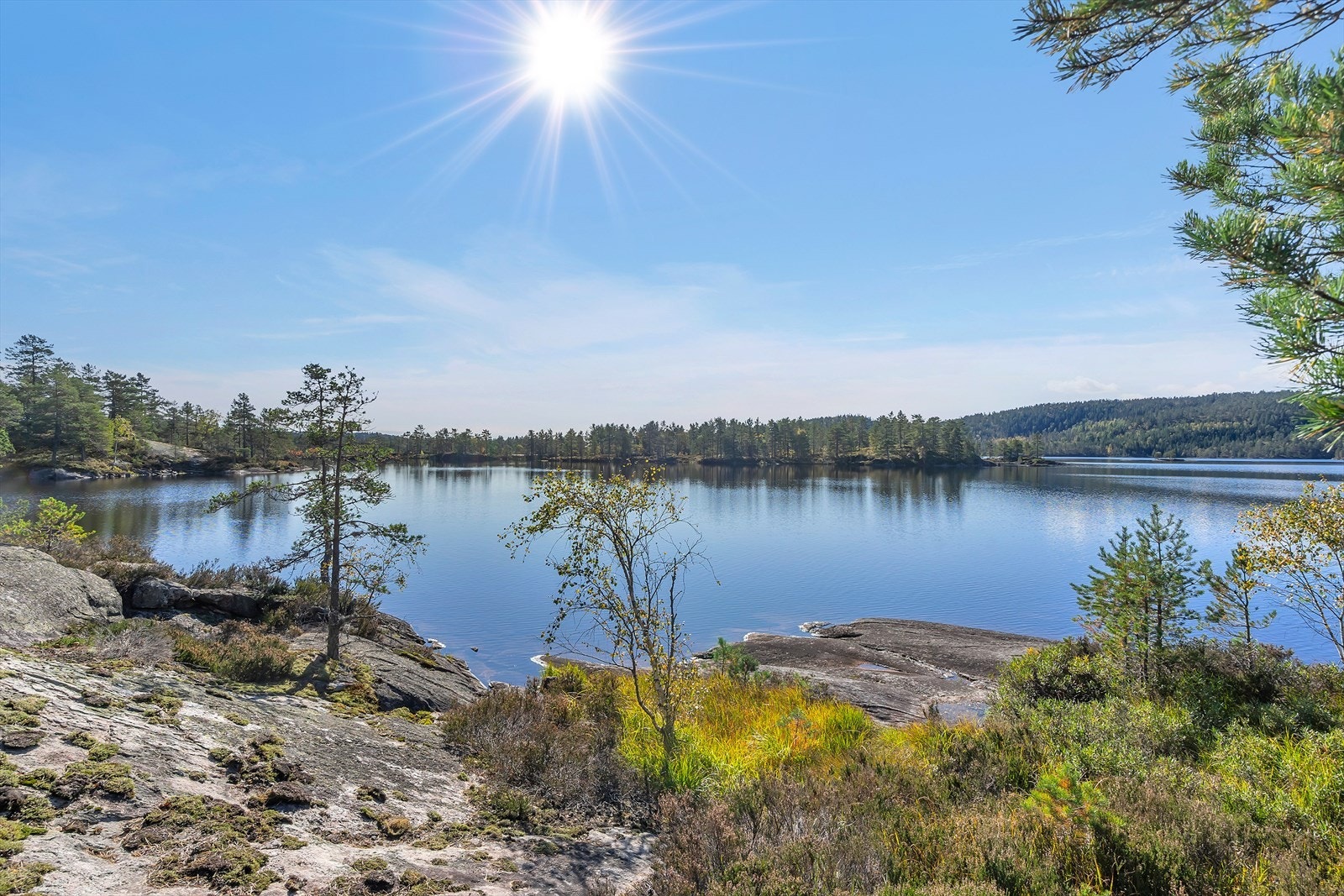 Flotte bade- og fiskemuligheter i umiddelbar nærhet Galleribilde
