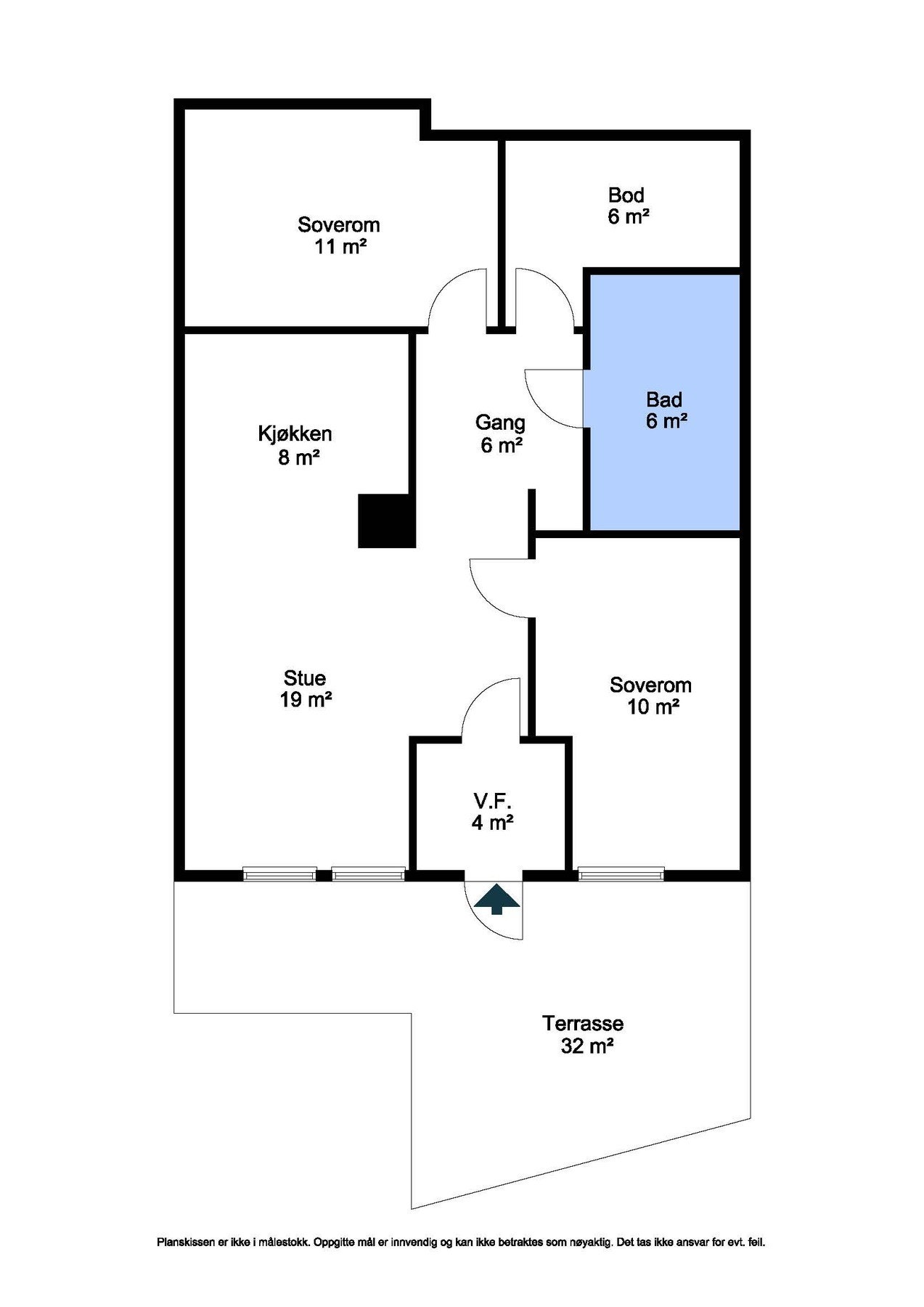 Planskisse Galleribilde