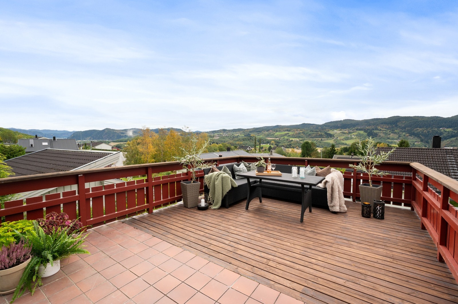 Romslig balkong på hele 25,5 kvm. Galleribilde