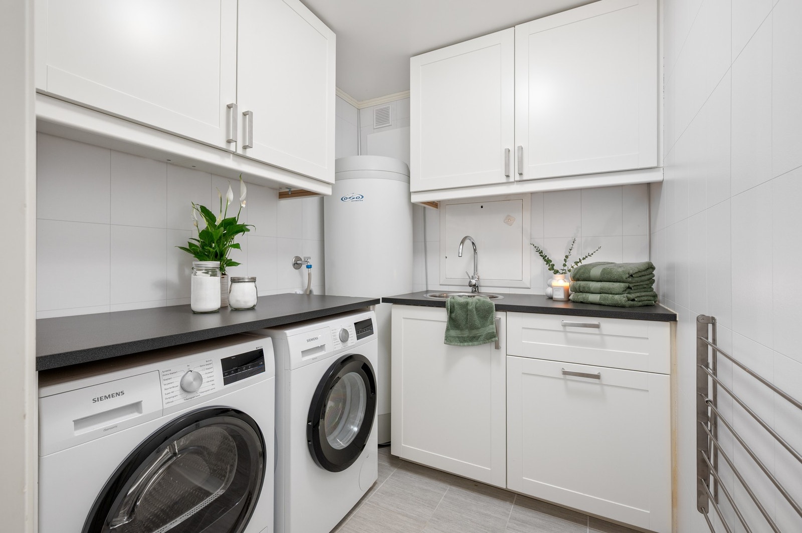 Også vaskerommet ble pusset opp i 2015. Galleribilde