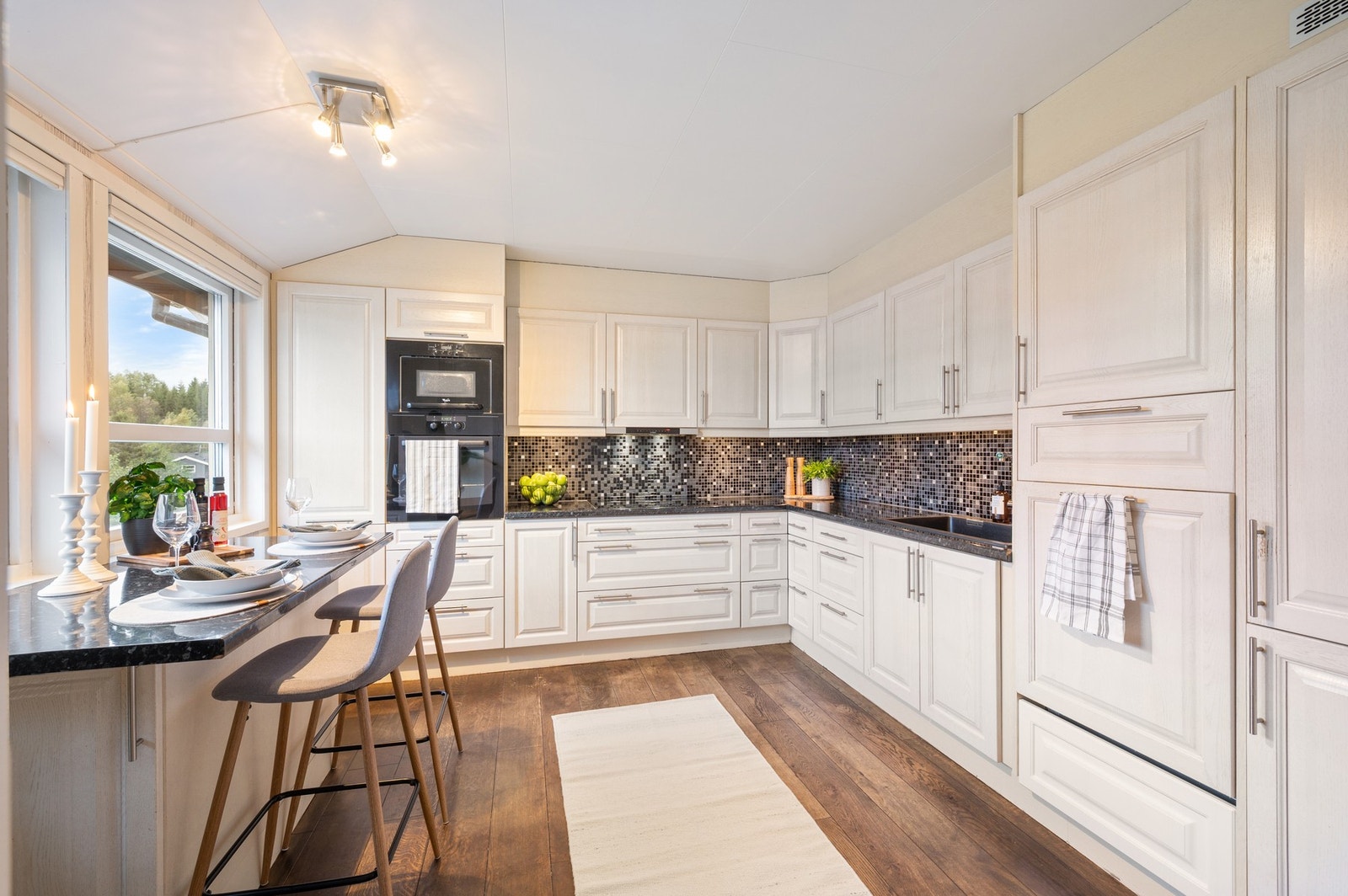 Kjøkkenet måler 12,1 kvm og er vurdert til TG1 av byggesakskyndig Galleribilde