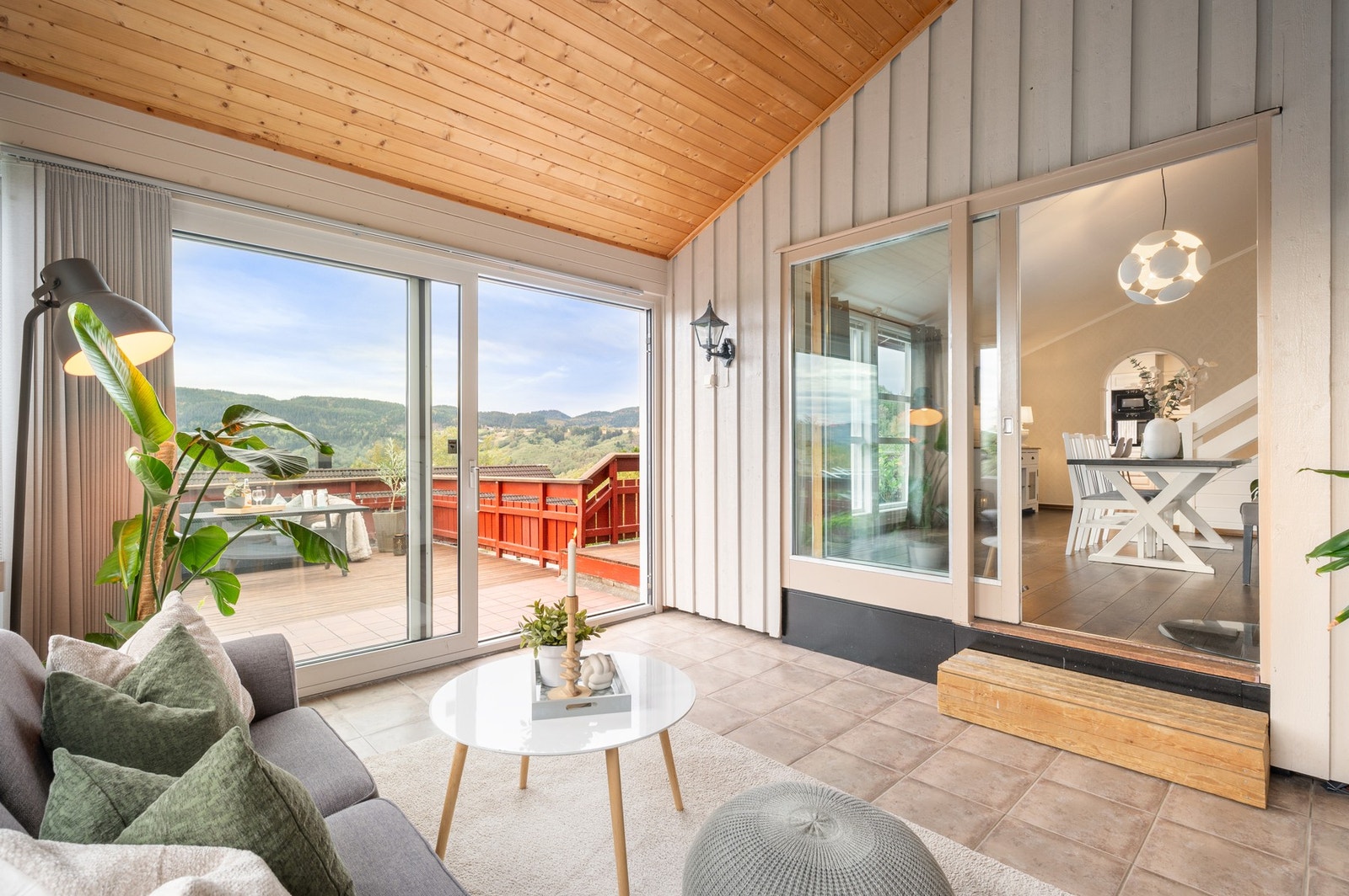 Vinterhagen kan brukes sommer som vinter. Galleribilde