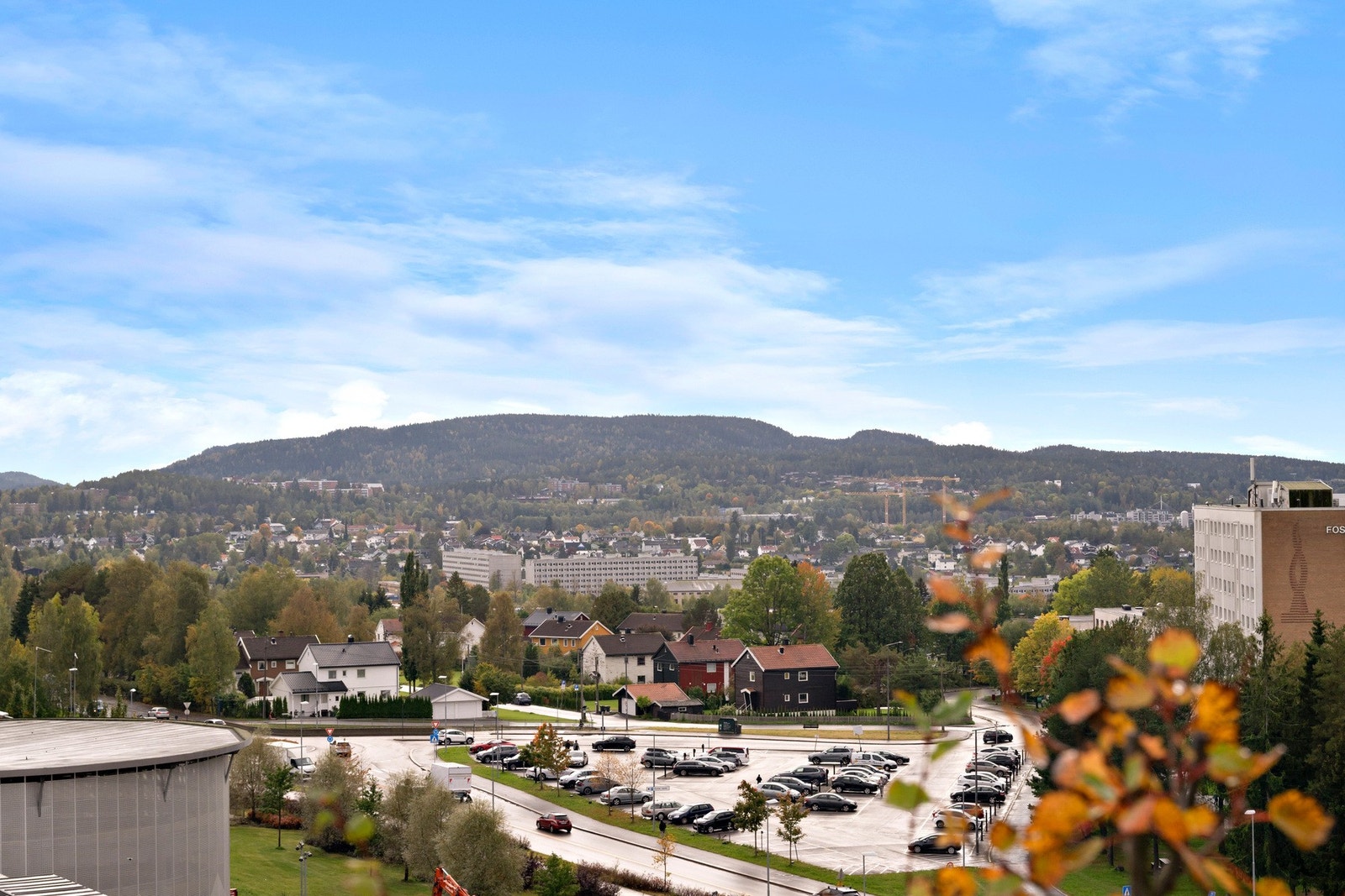 Utsikten fra balkongen. Galleribilde