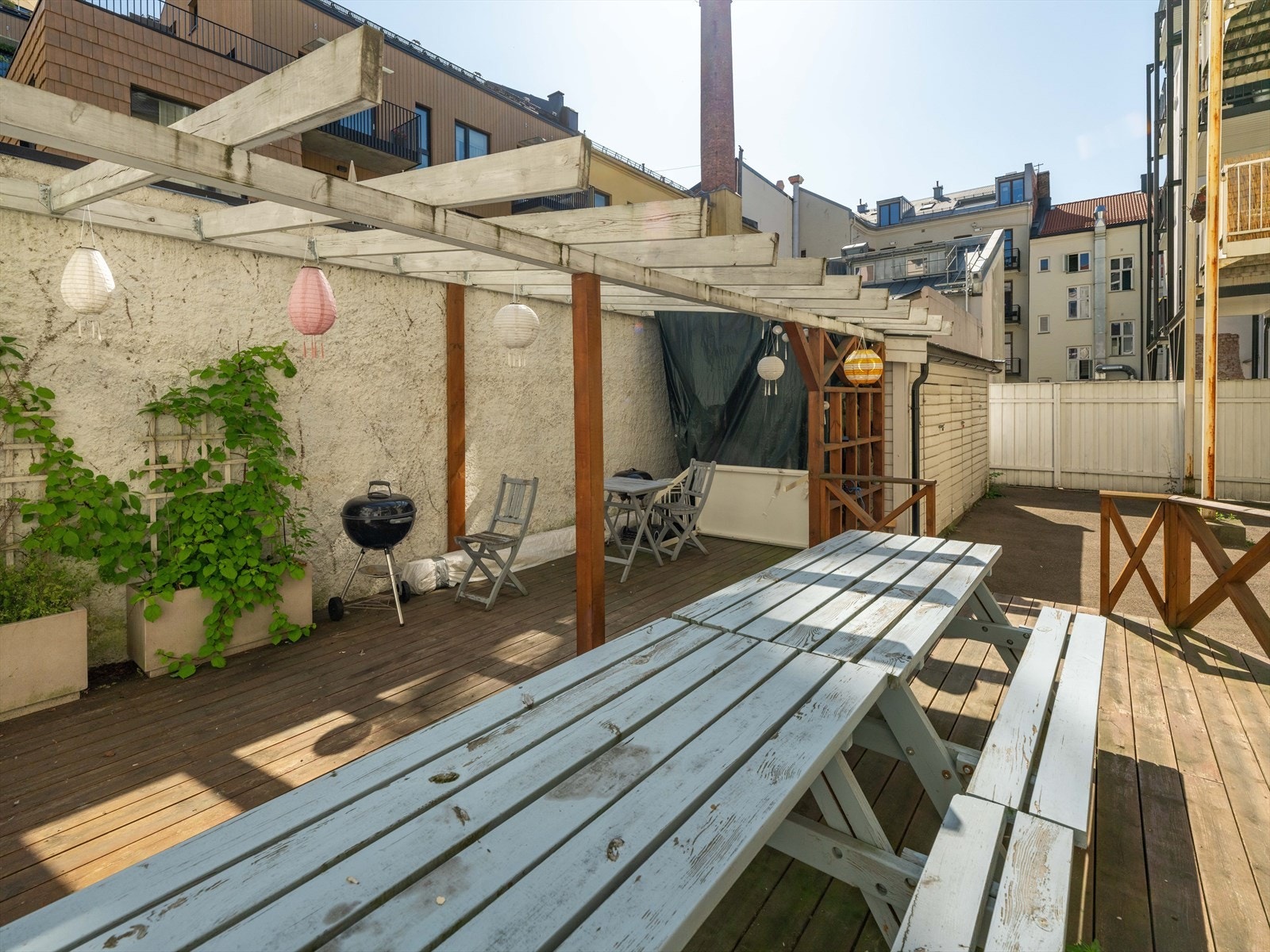 Her kan det grilles med vennegjengen en sommerkveld. Galleribilde