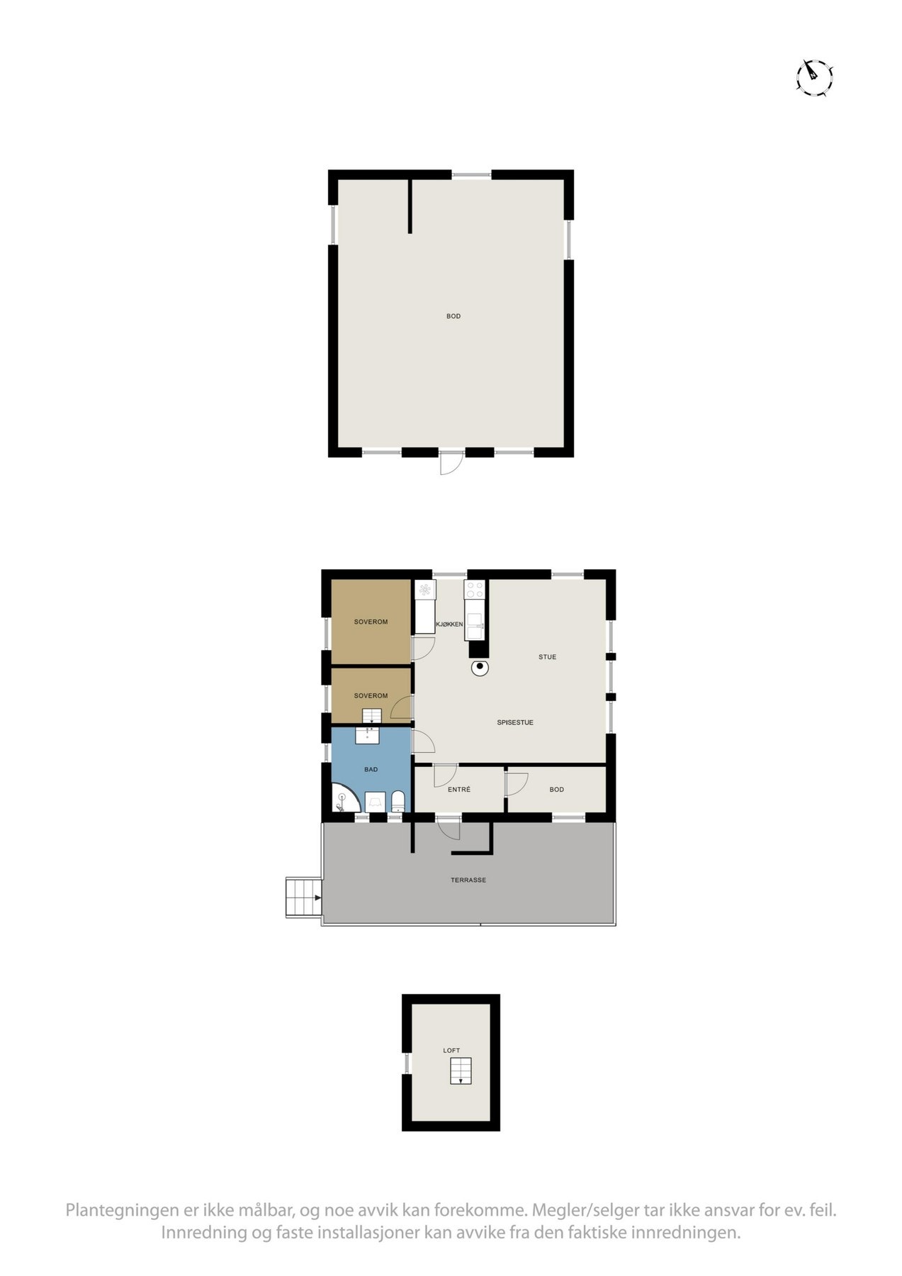 Planskisse over hele boligen. Galleribilde