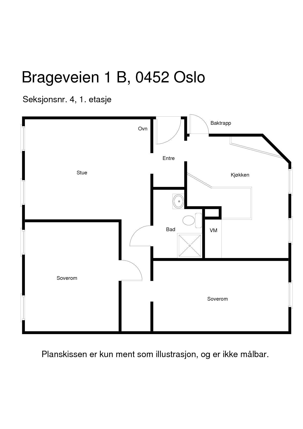 Planskisse Galleribilde