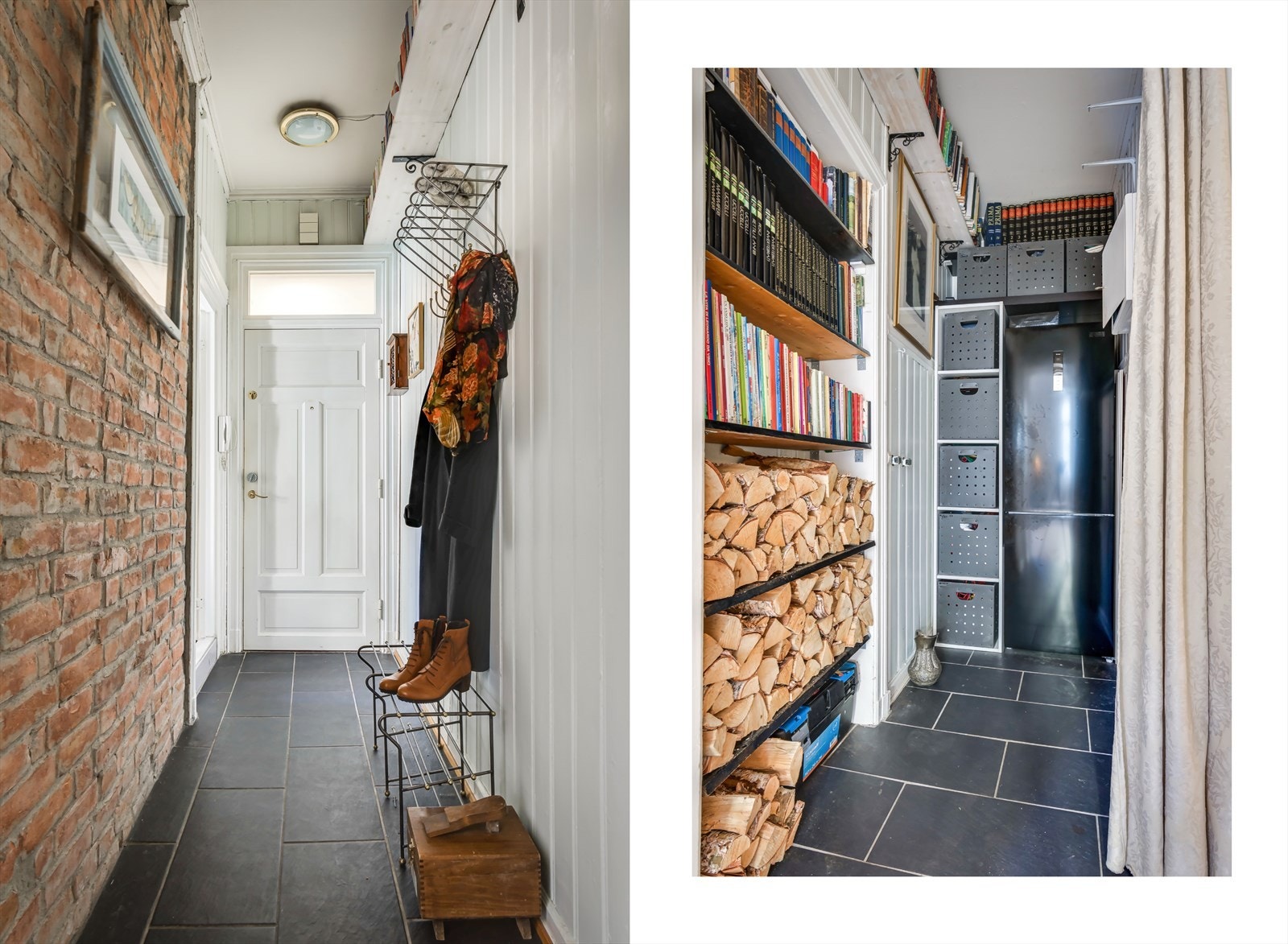 Godt med oppbevaringsplass i gang/entré. Leiligheten disp. også to kjellerboder for ytterligere oppbevaringsplass. Galleribilde