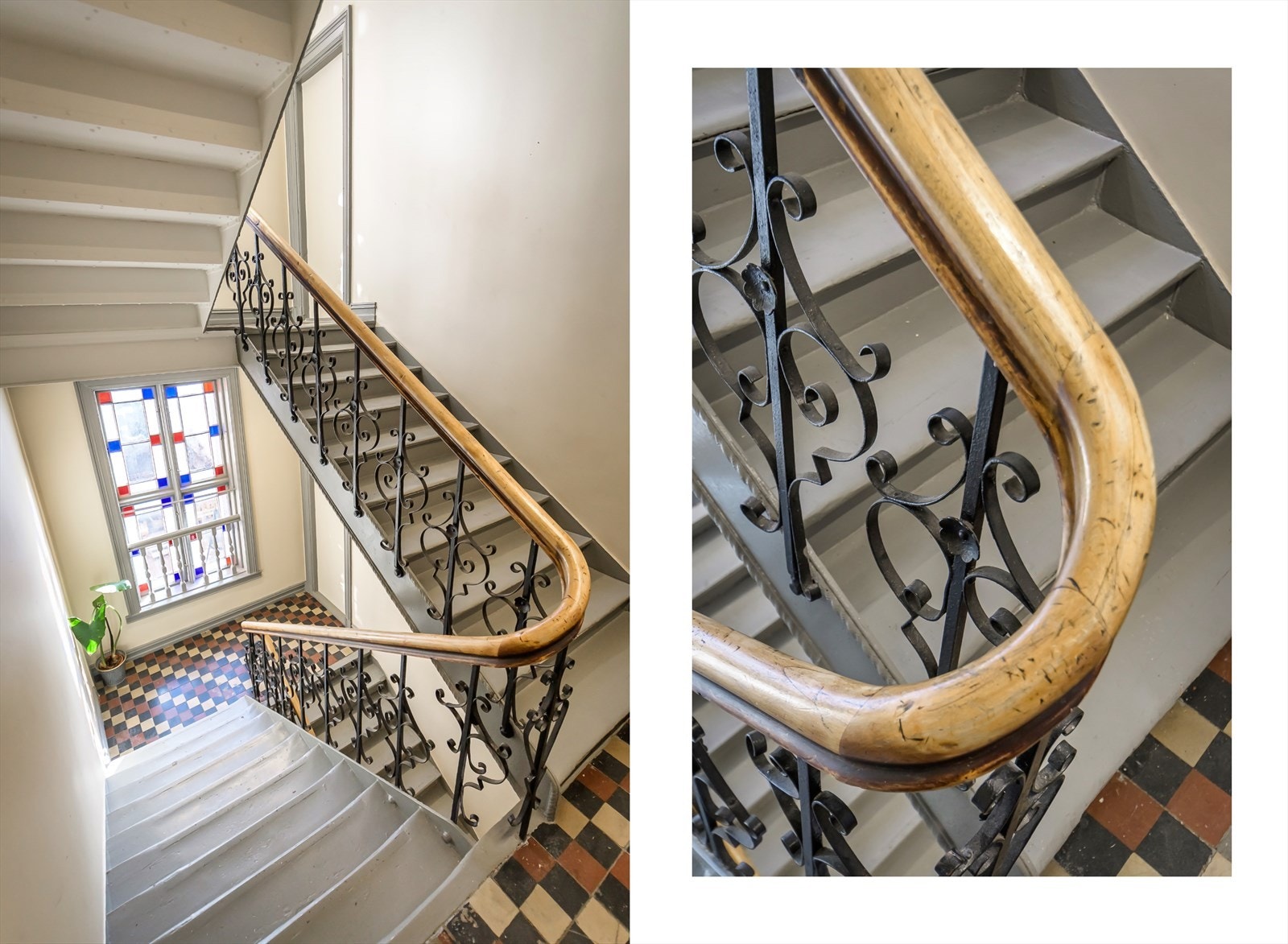 Leiligheten ligger i en klassisk gård, oppført på starten av 1900-tallet og med alle de de flotte elementene som følger fra leilighetens tidsepoke. Galleribilde