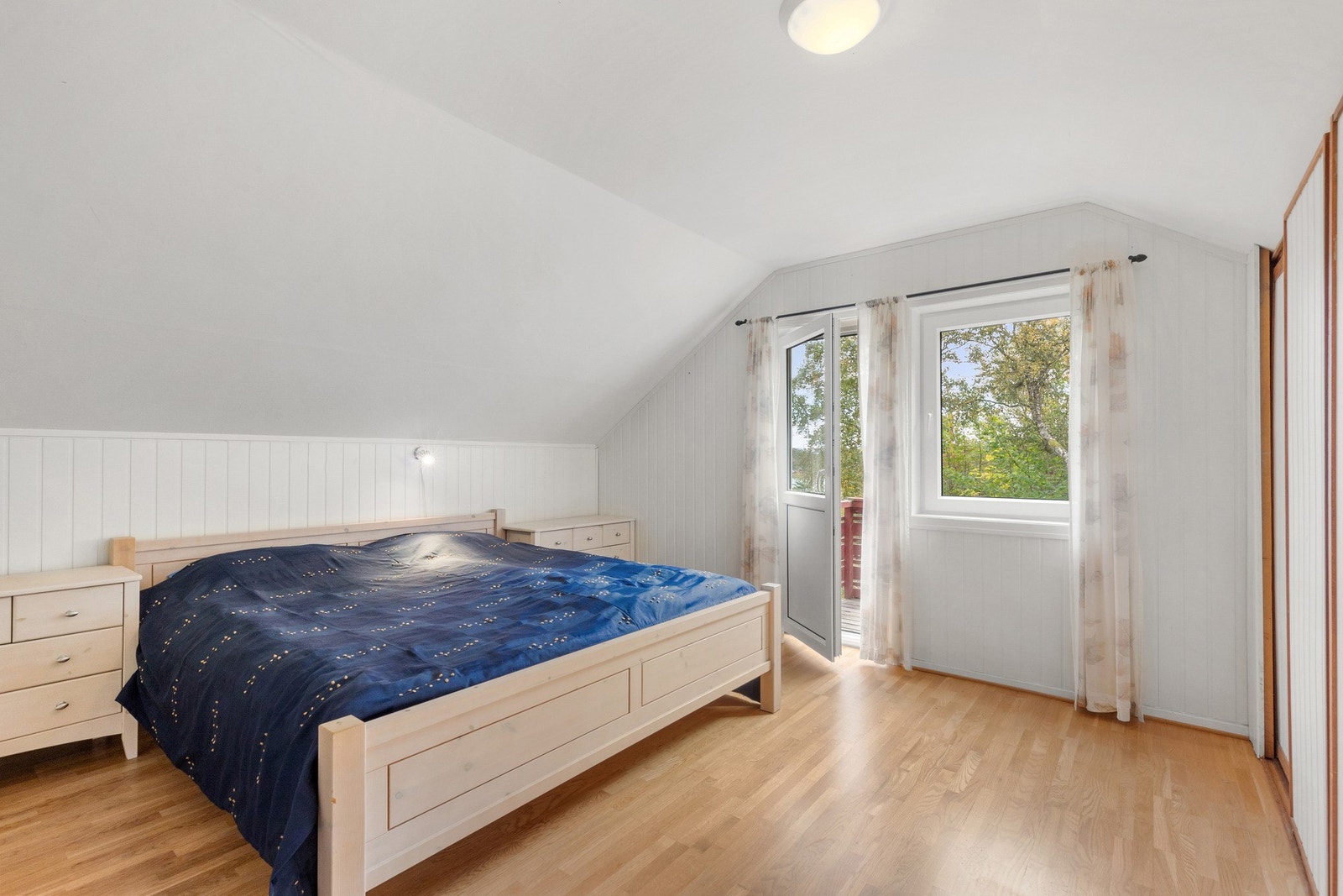 Hovedsoverommet har også en privat balkong Galleribilde