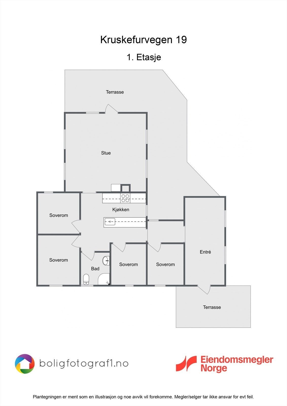 Plantegning Galleribilde