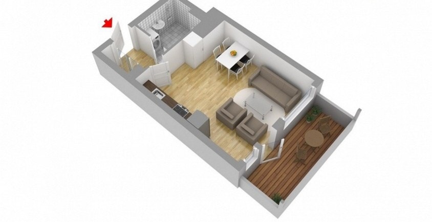 Plantegning med foreslått møblering Galleribilde