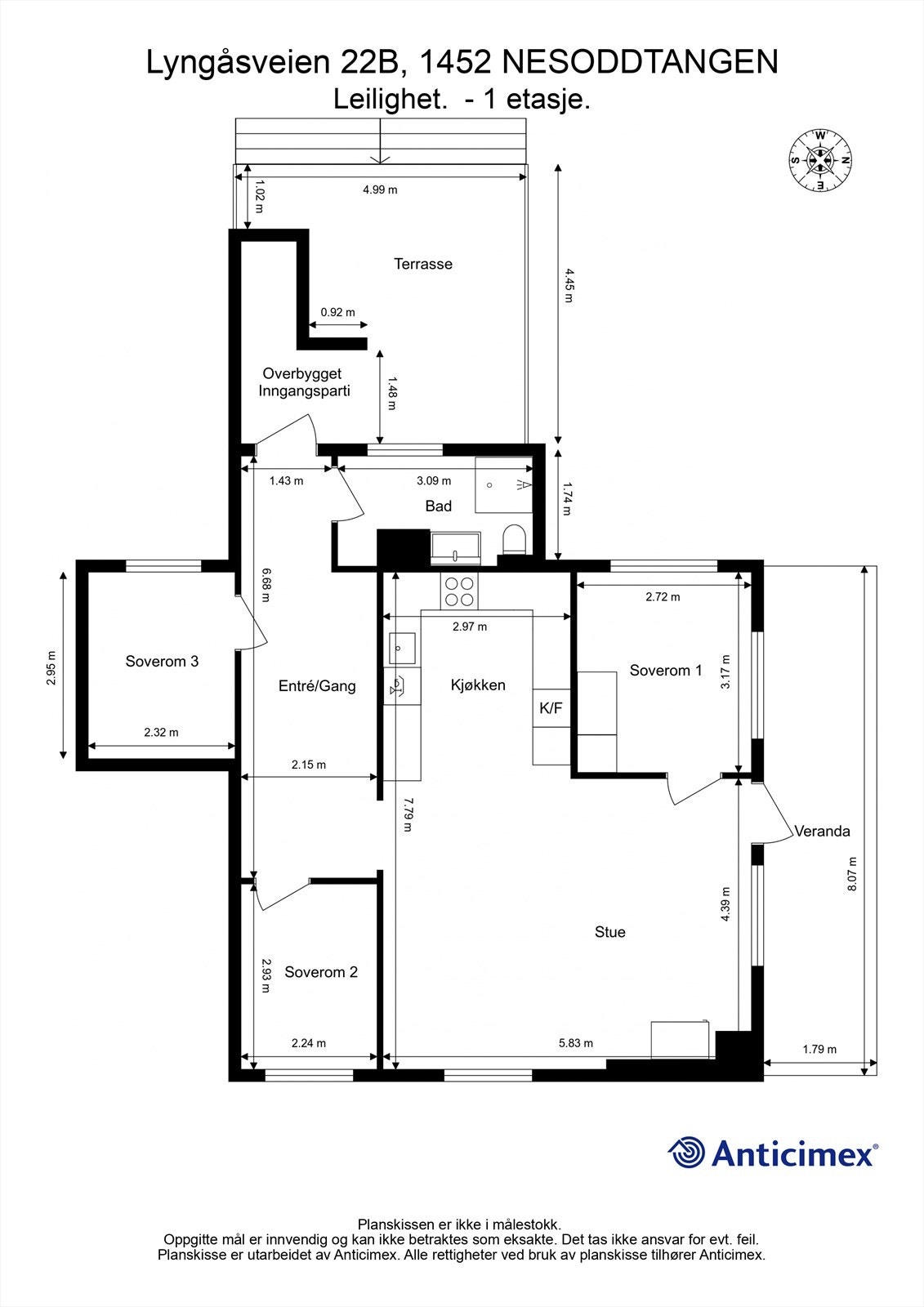Plantegning Galleribilde
