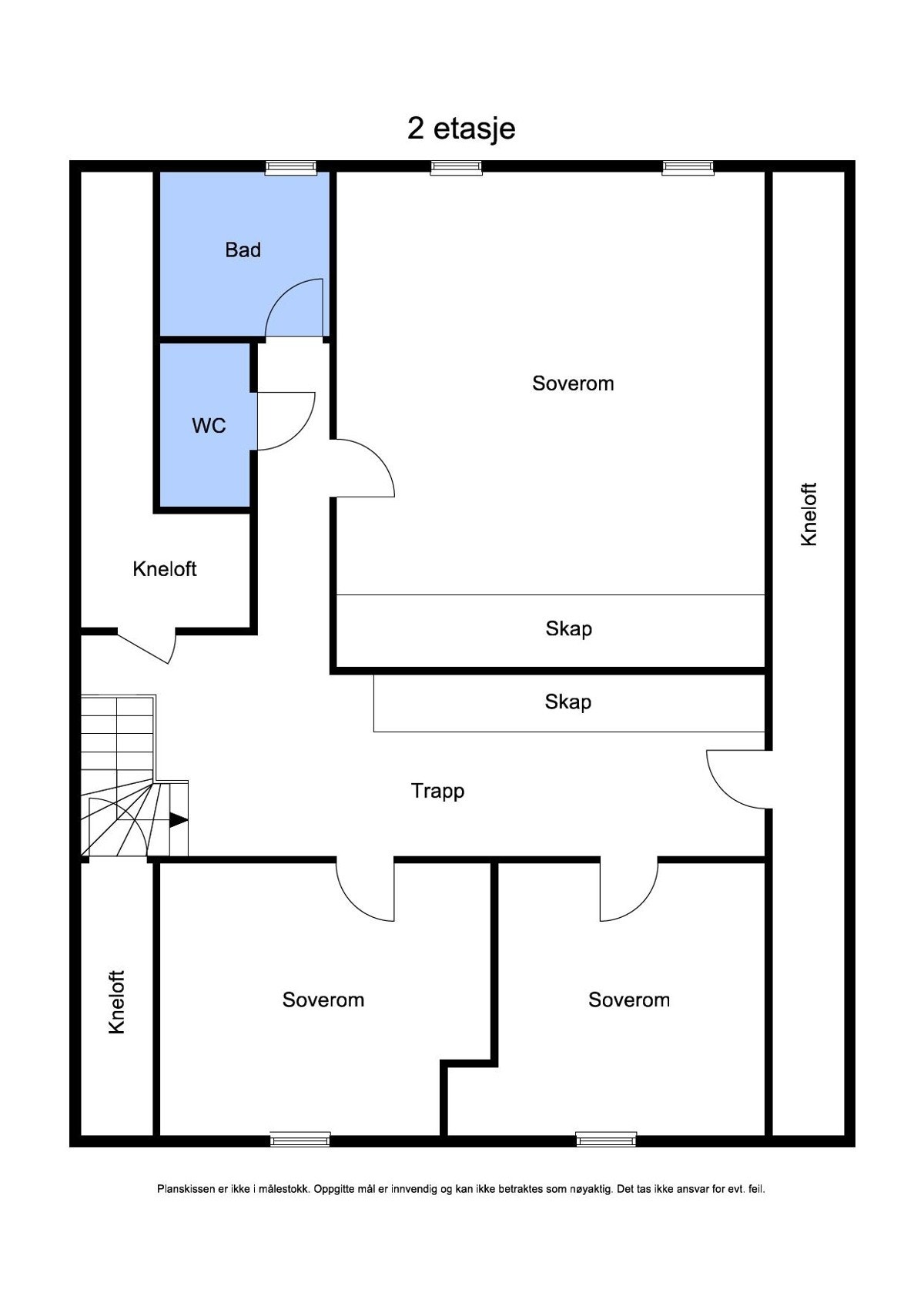 Plantegning 2.etasje Galleribilde