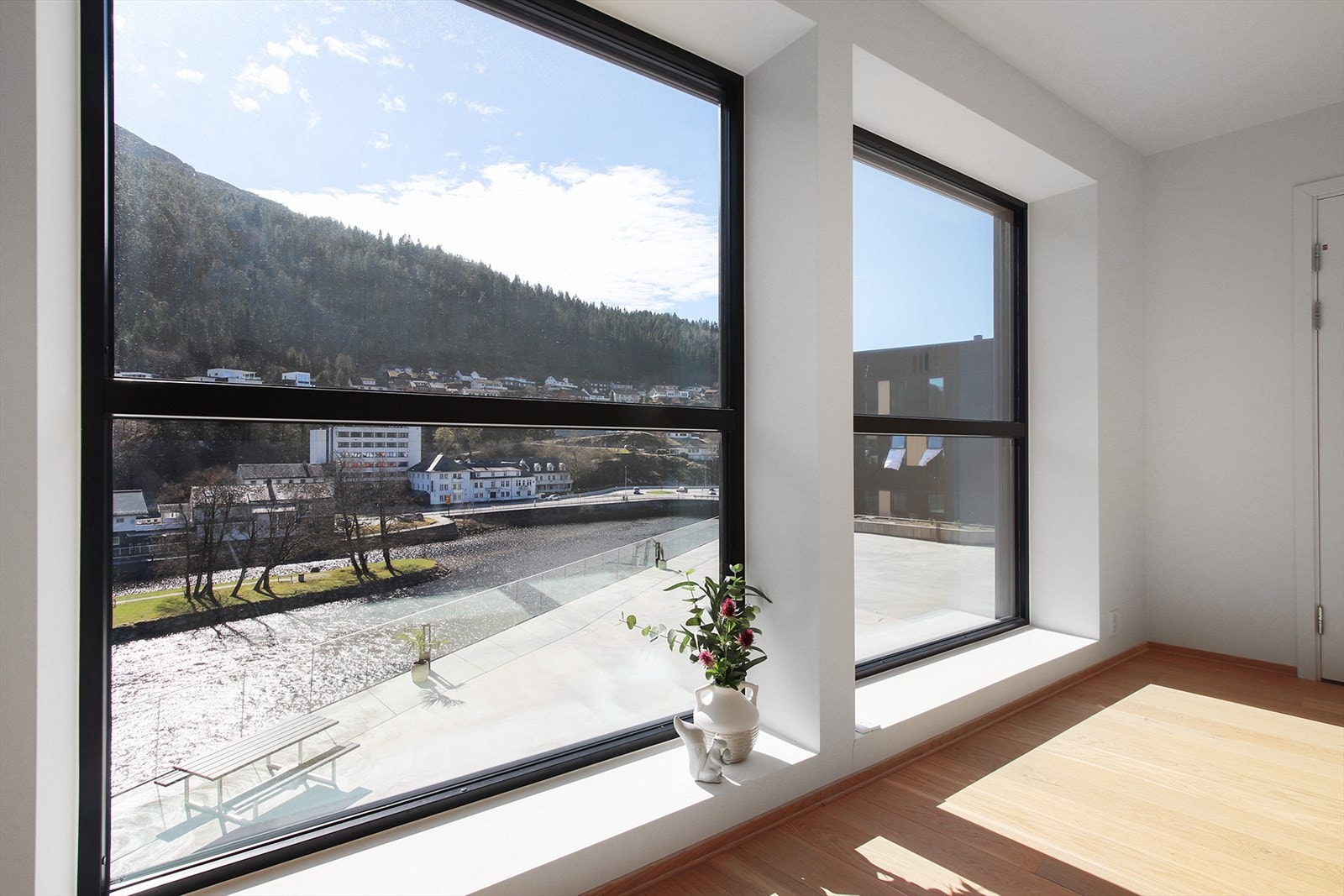 Flott utsikt fra boligen. Galleribilde