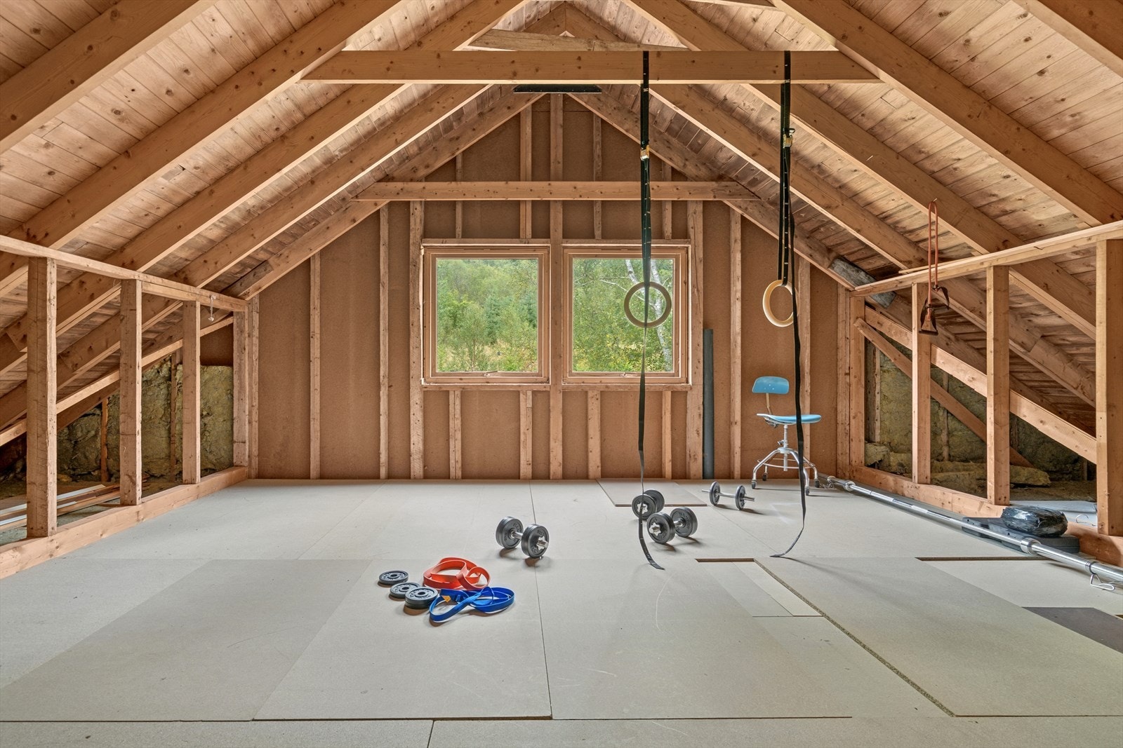 Loft over utbygget. Galleribilde