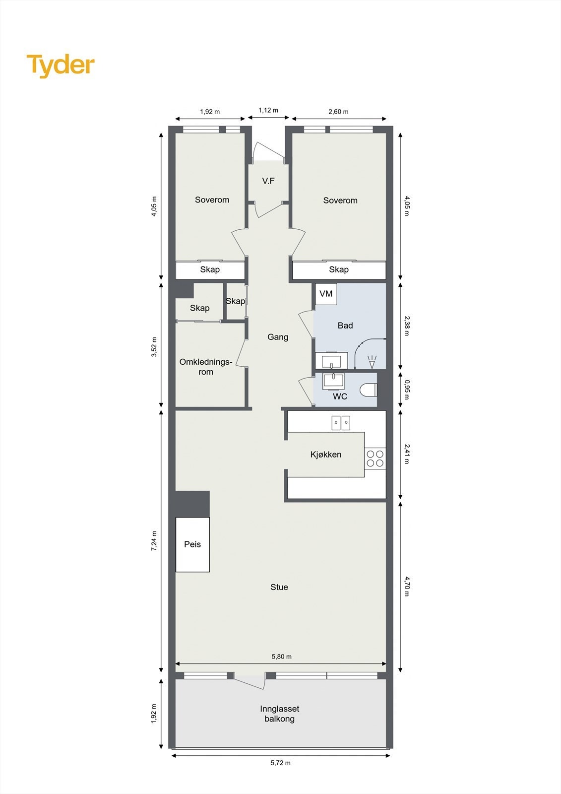 Plantegning Galleribilde