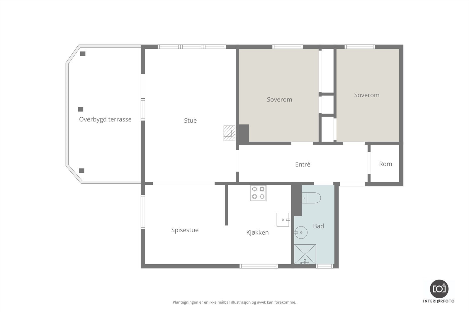 Plantegning Galleribilde