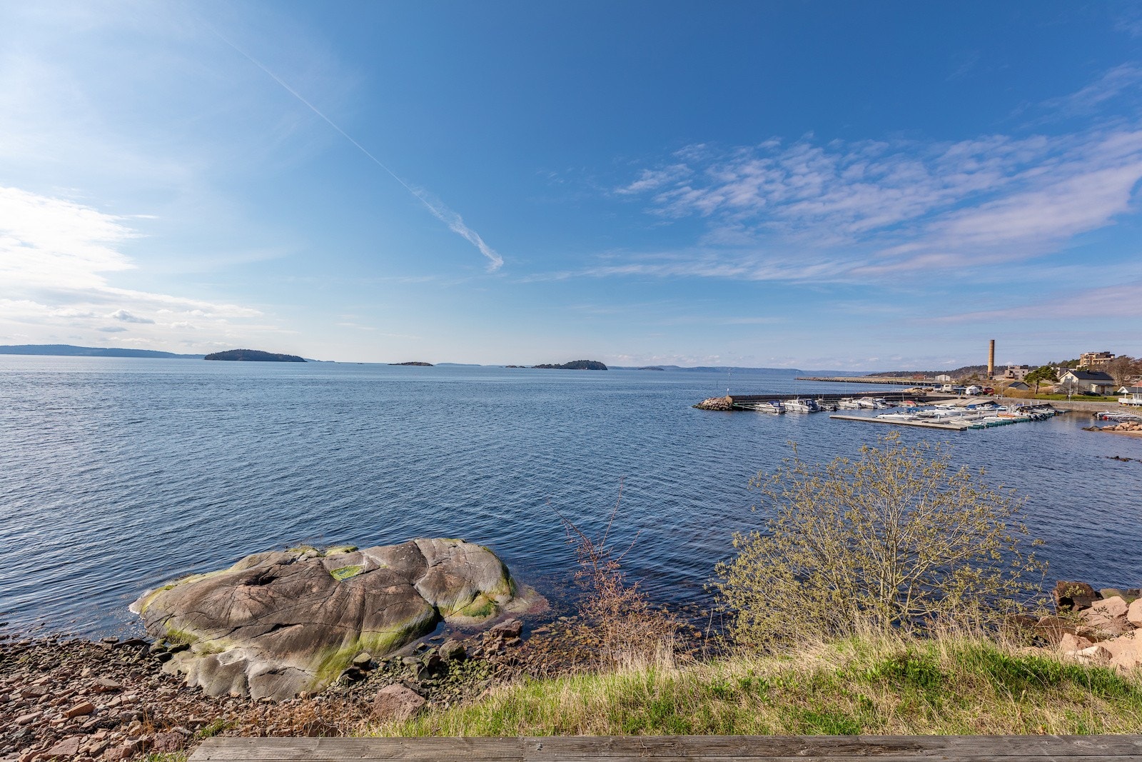 Utsikten fra nedsiden av eiendommen Galleribilde