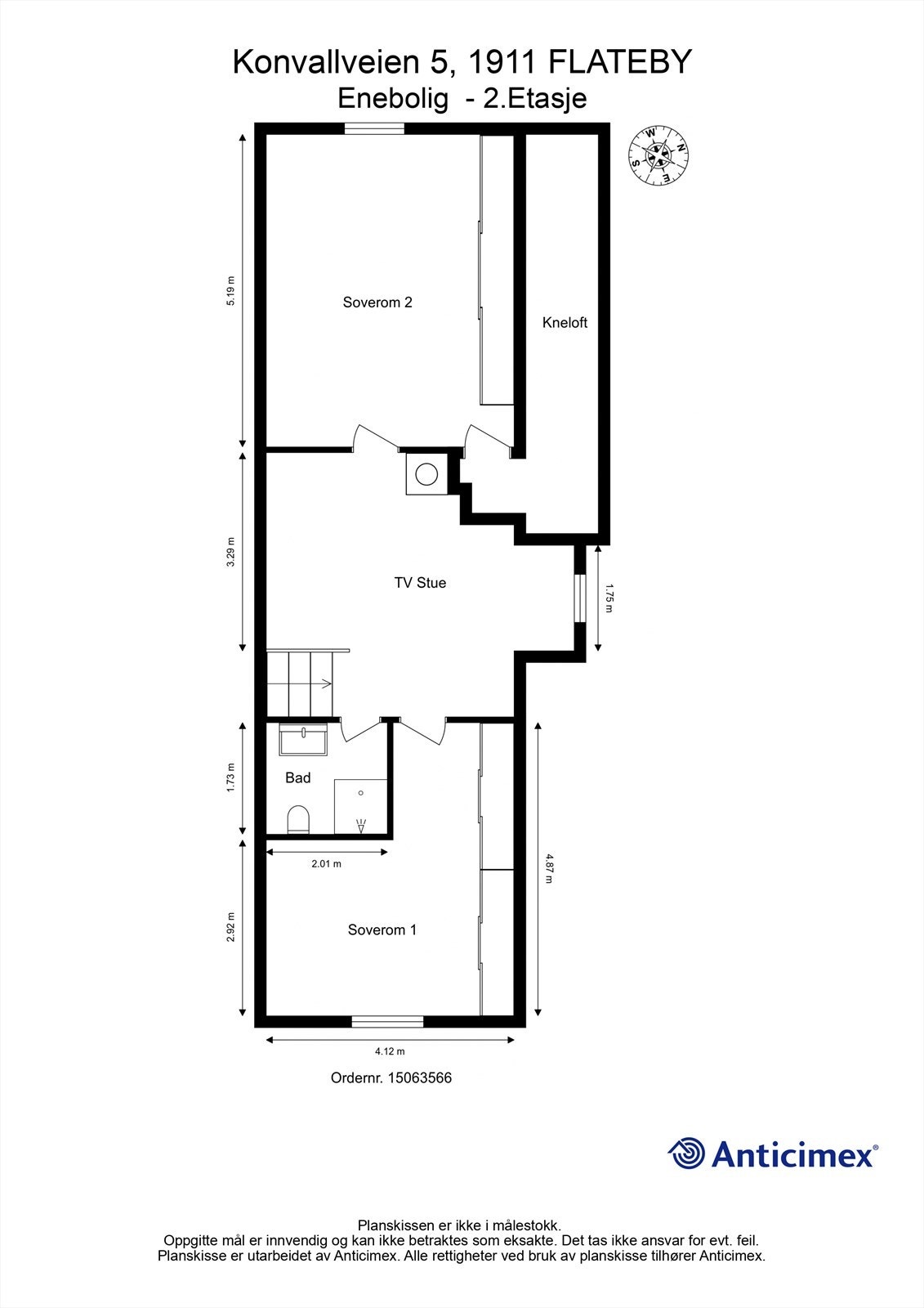 Plantegning - 2.Etasje Galleribilde