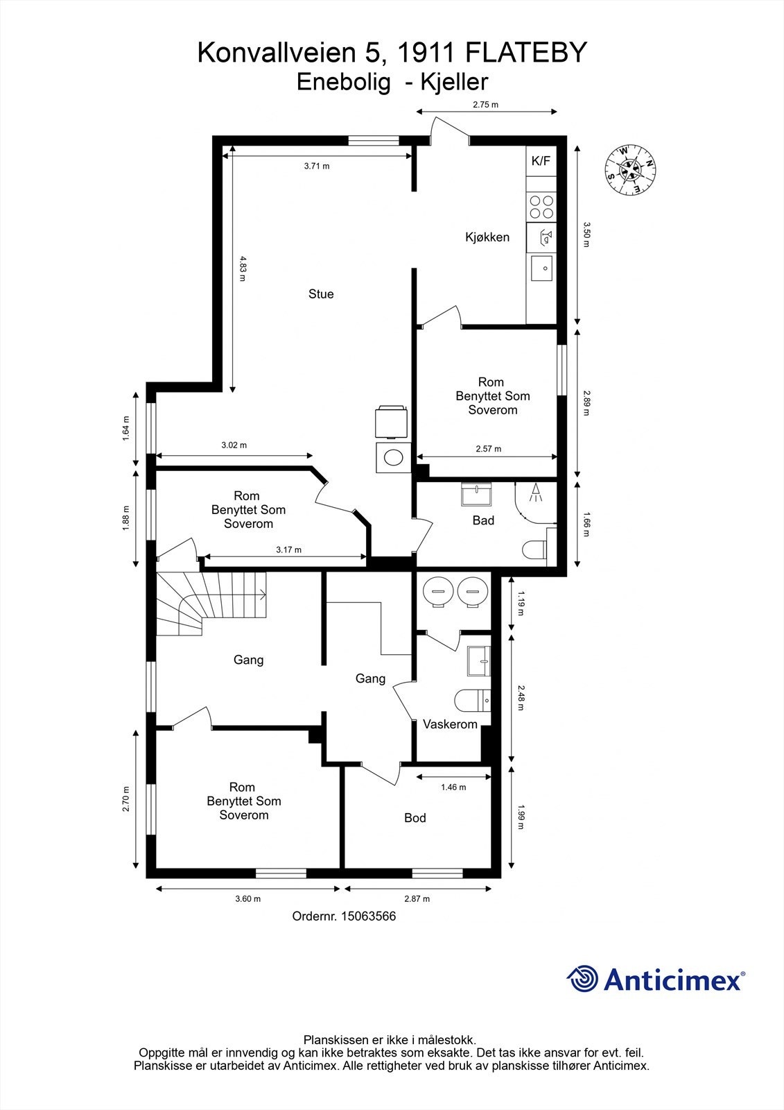 Plantegning - Kjeller Galleribilde