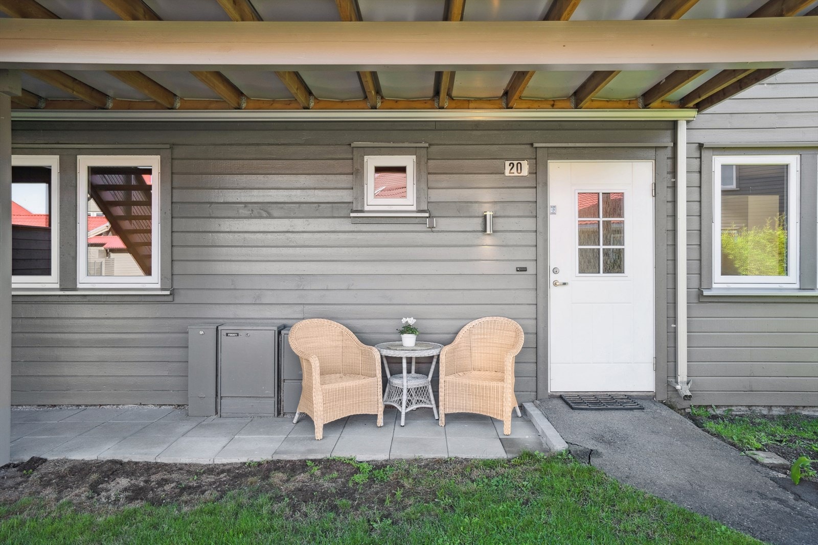 Uteplass mot nord Galleribilde