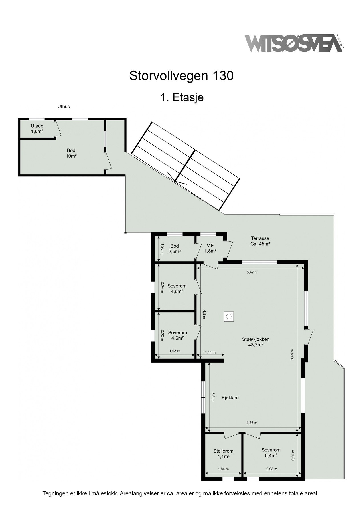 Planskisse. Galleribilde