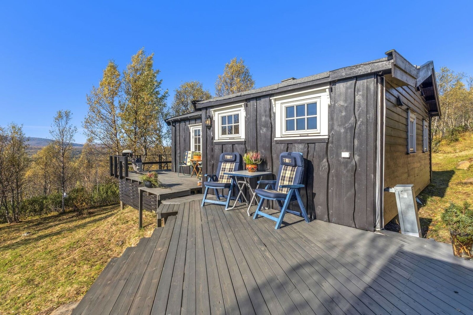 Gode solforhold på eiendommen, med sol fra morgen til kveld. Galleribilde
