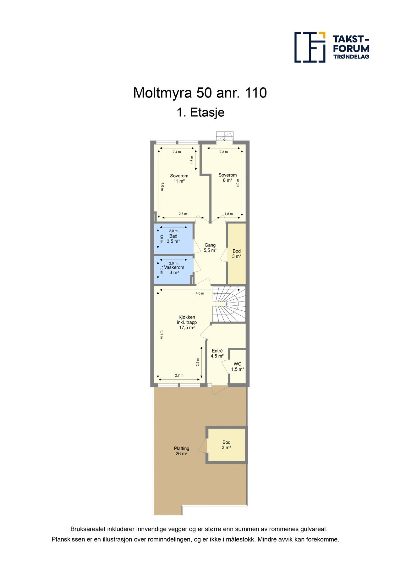Plantegning - 1. etasje Galleribilde