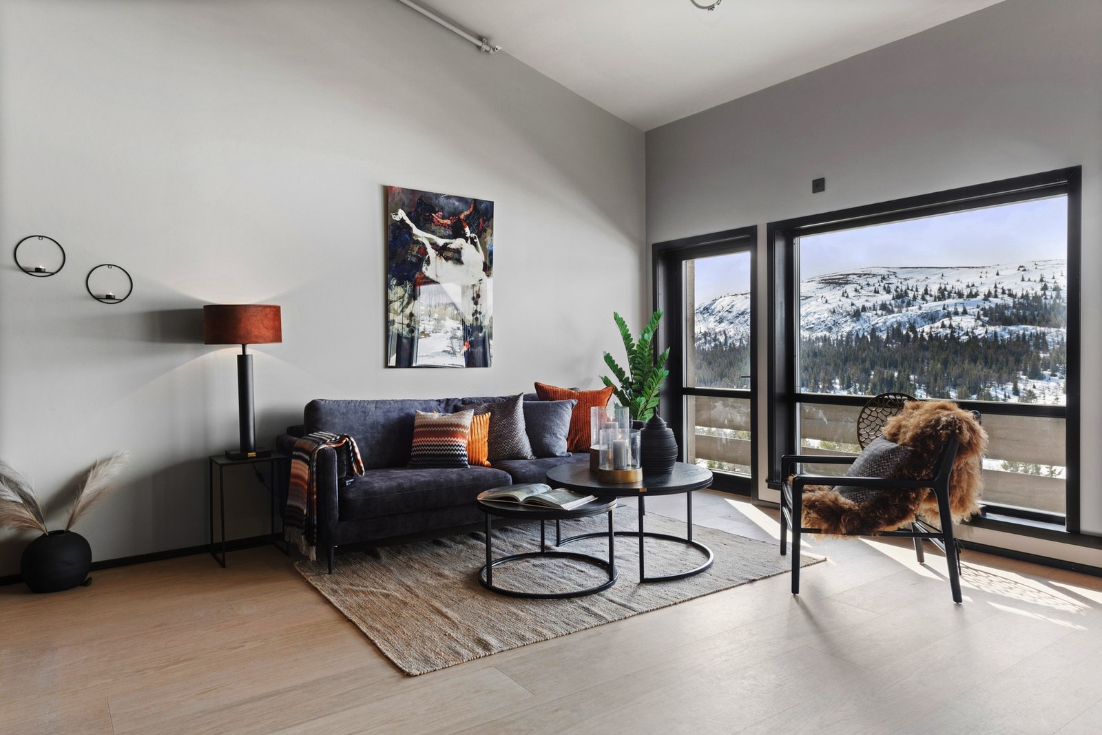 Leiligheten har en flott utsikt og høye kvaliteter. Galleribilde