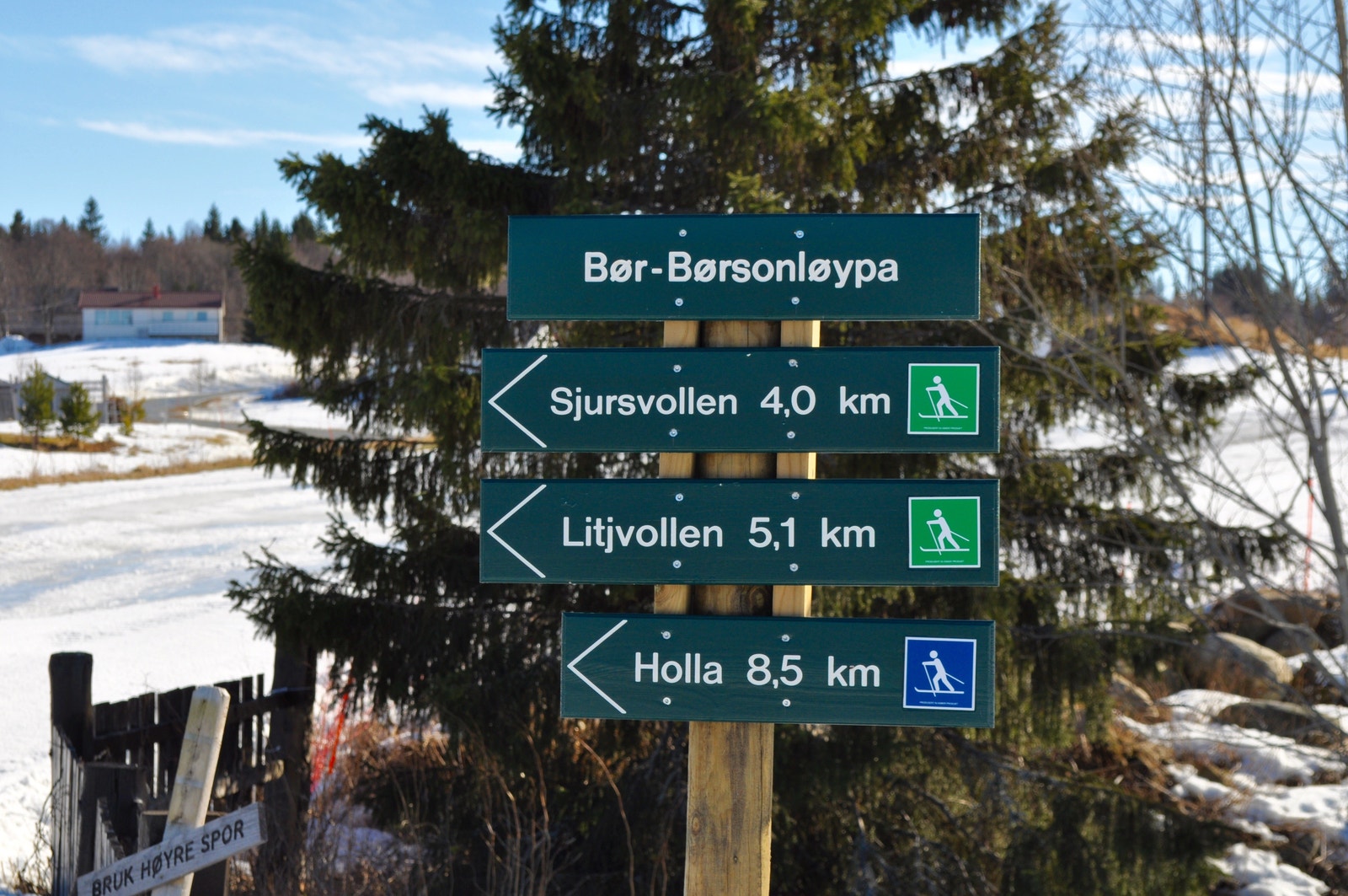 Det er flotte turmuligheter også for langrenn i området Galleribilde